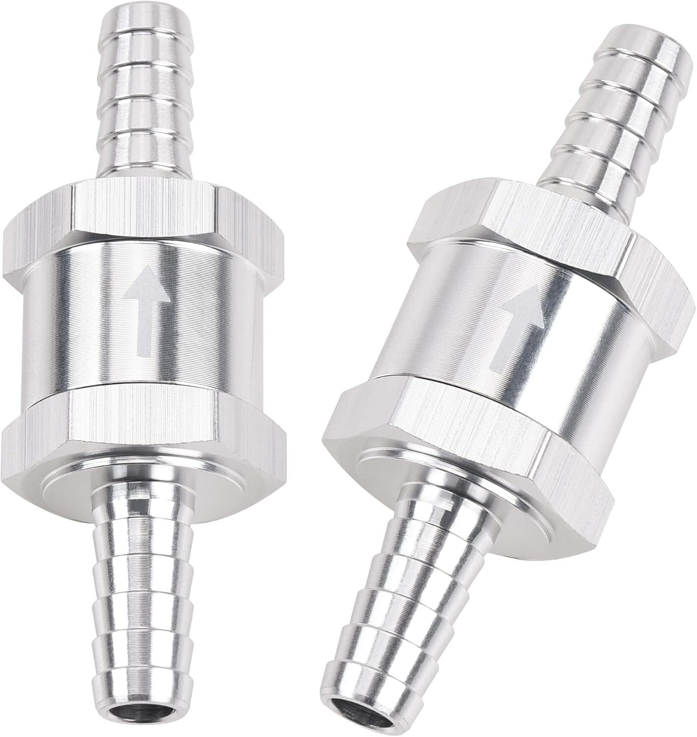 2x 10mm 3/8″ Fuel Line Non-Return One Way Air Fuel Oil Check Valve Diesel Gas