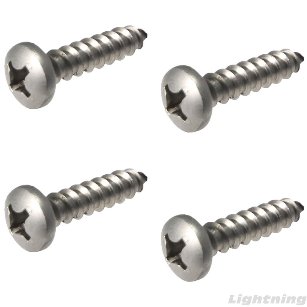 Stainless Steel Sheet Metal Tapping Screws Pan Head Grade 18-8 Quantity 50 pc