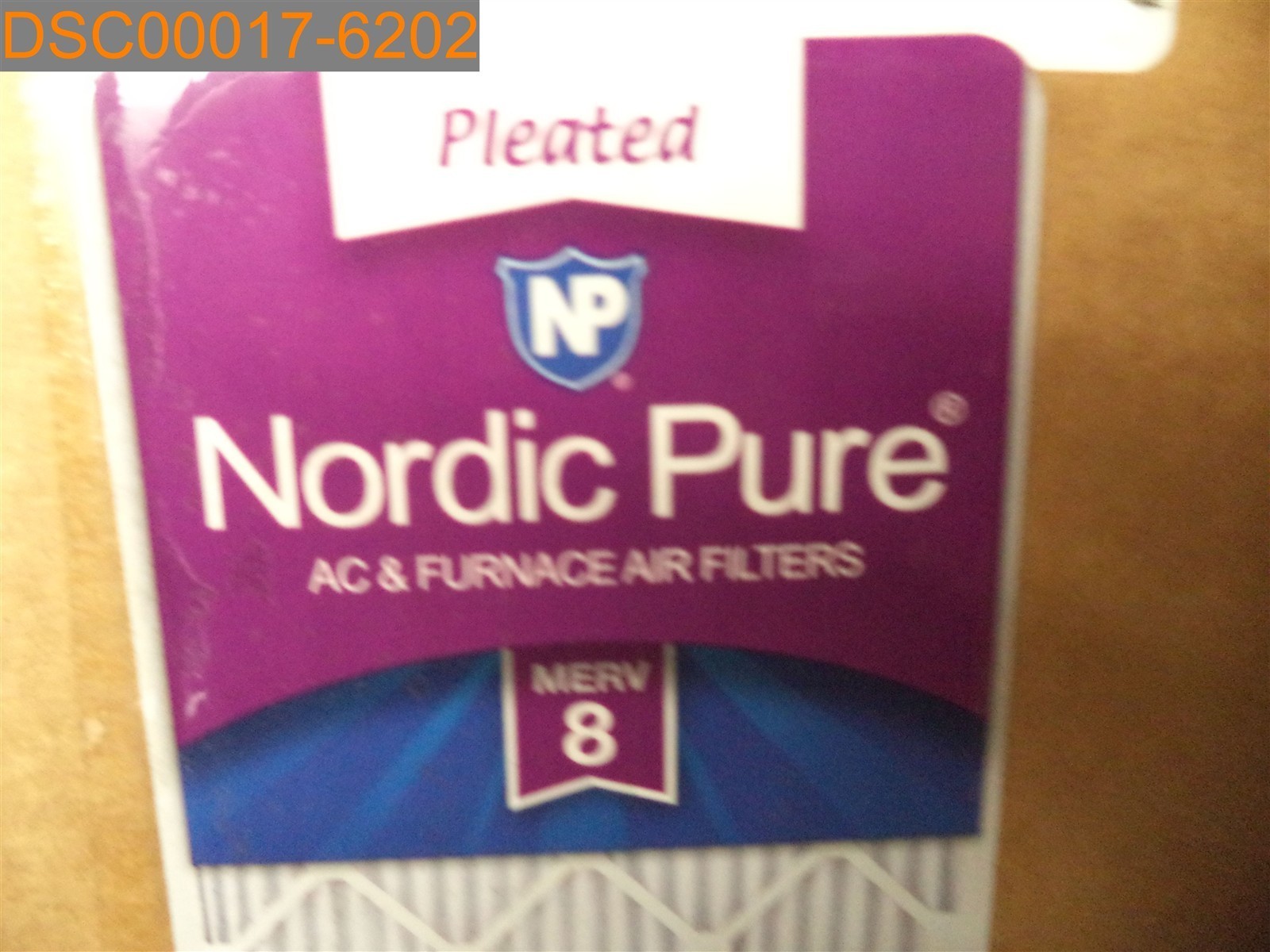Qty=2: Nordic Pure 16″x25″x4″ Pleated Air Filters MERV8 16x25x4M8-2 81638713577
