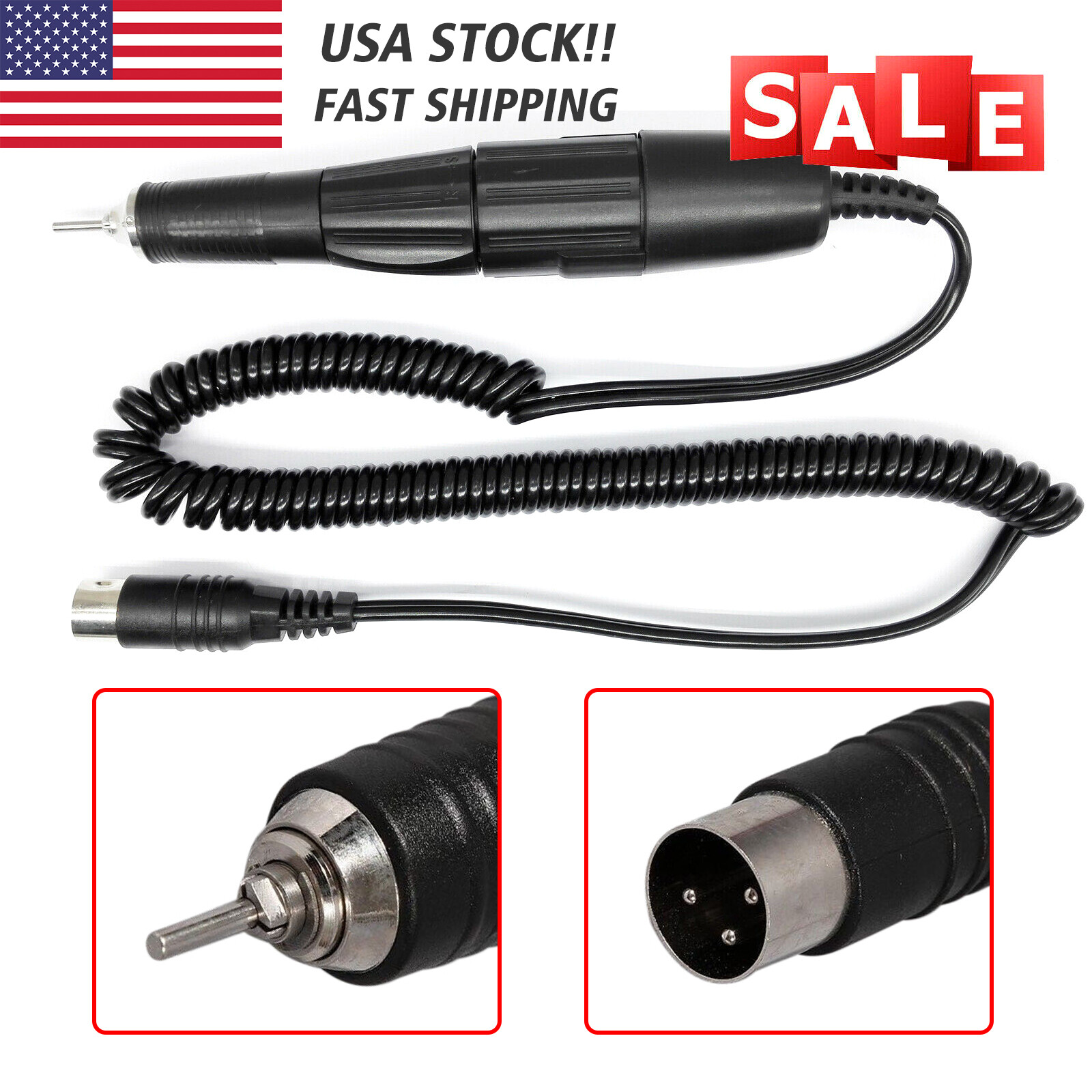 USA Dental Lab Polisher Micro Motor 35K RPM Polishing Handpiece Hand piece