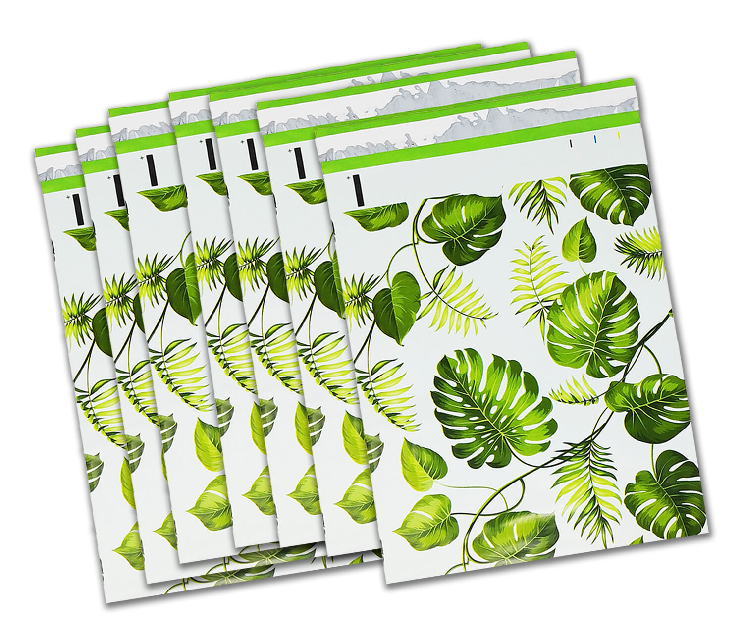 10×13 inch Tropical Palm Leaves Poly Mailers, USPS, FEDEX, Shipping Mailing Bags