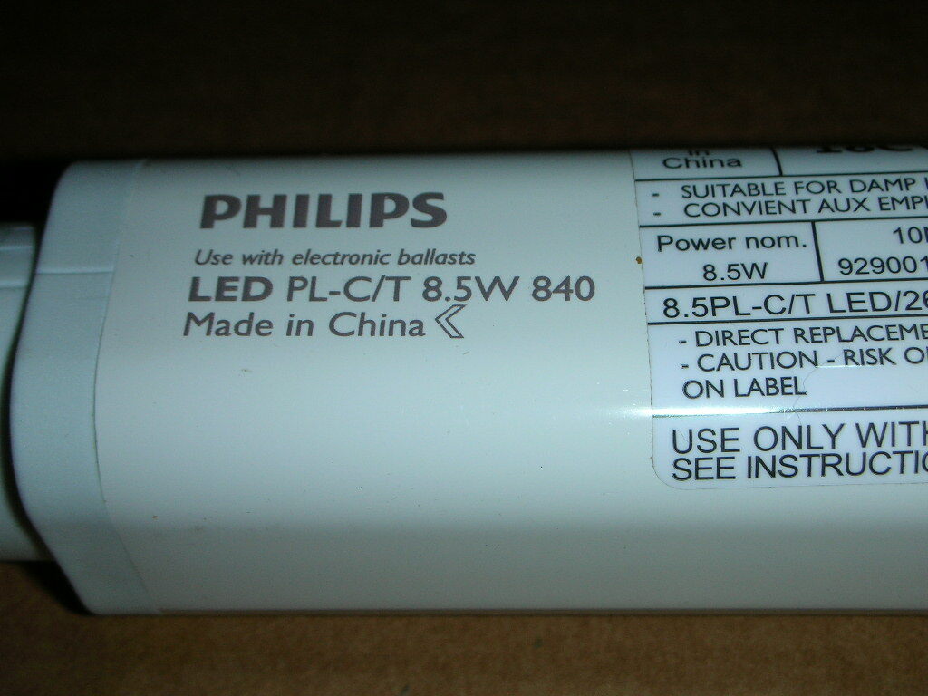 Philips 458398 8.5PL-C/T LED/26H-4000 8.5Watt LED Replacement for CFL Florescent