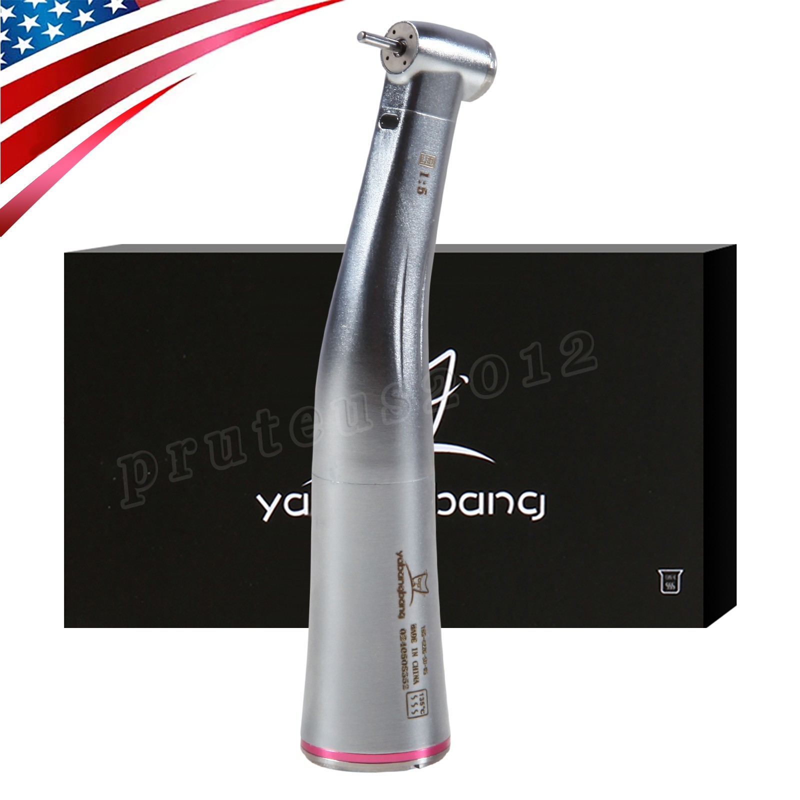 Yabangbang 1:5 Contra Angle Electric Dental Handpiece Fiber Optic Mini Head