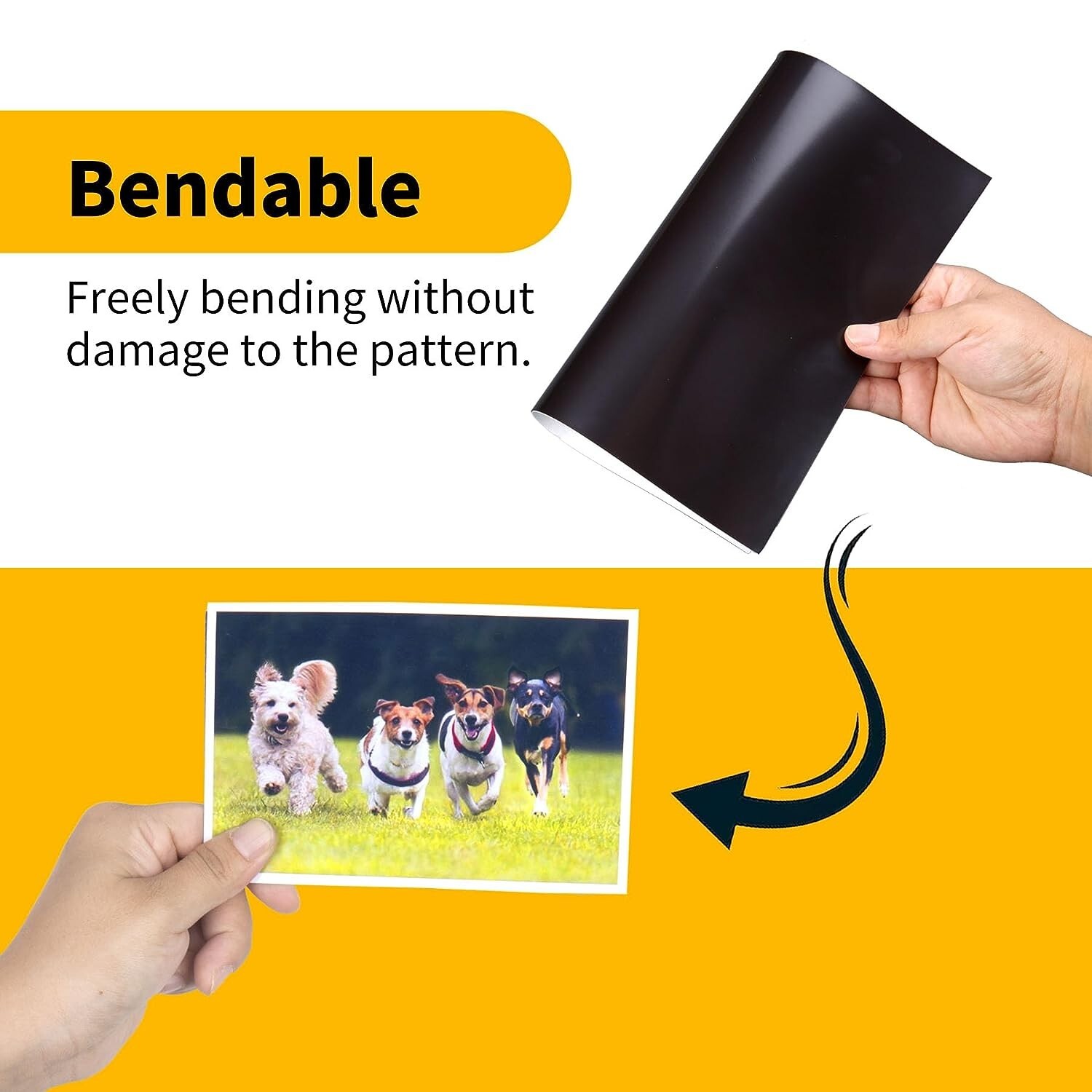 Stone City Self Adhesive Magnet Sheets 4X6 15Pcs Strong Flexible for Photo Strip