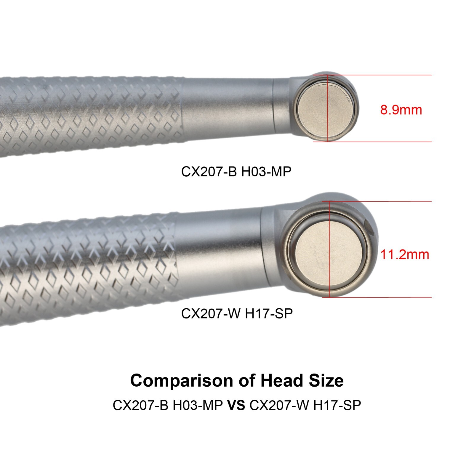 COXO Dental Handpiece Small High Speed Turbine 4Hole CX207-B NSK Ultra Mini Head