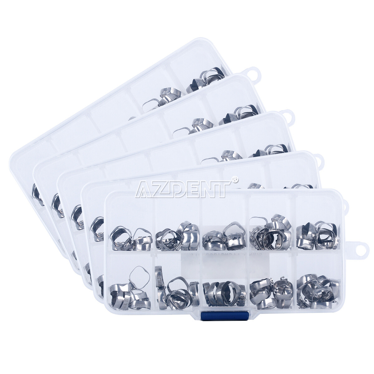 3 X Dental Ortho M series 1st Molar Bands Roth.022 Single Tube U/1 L/1 36#-40+#