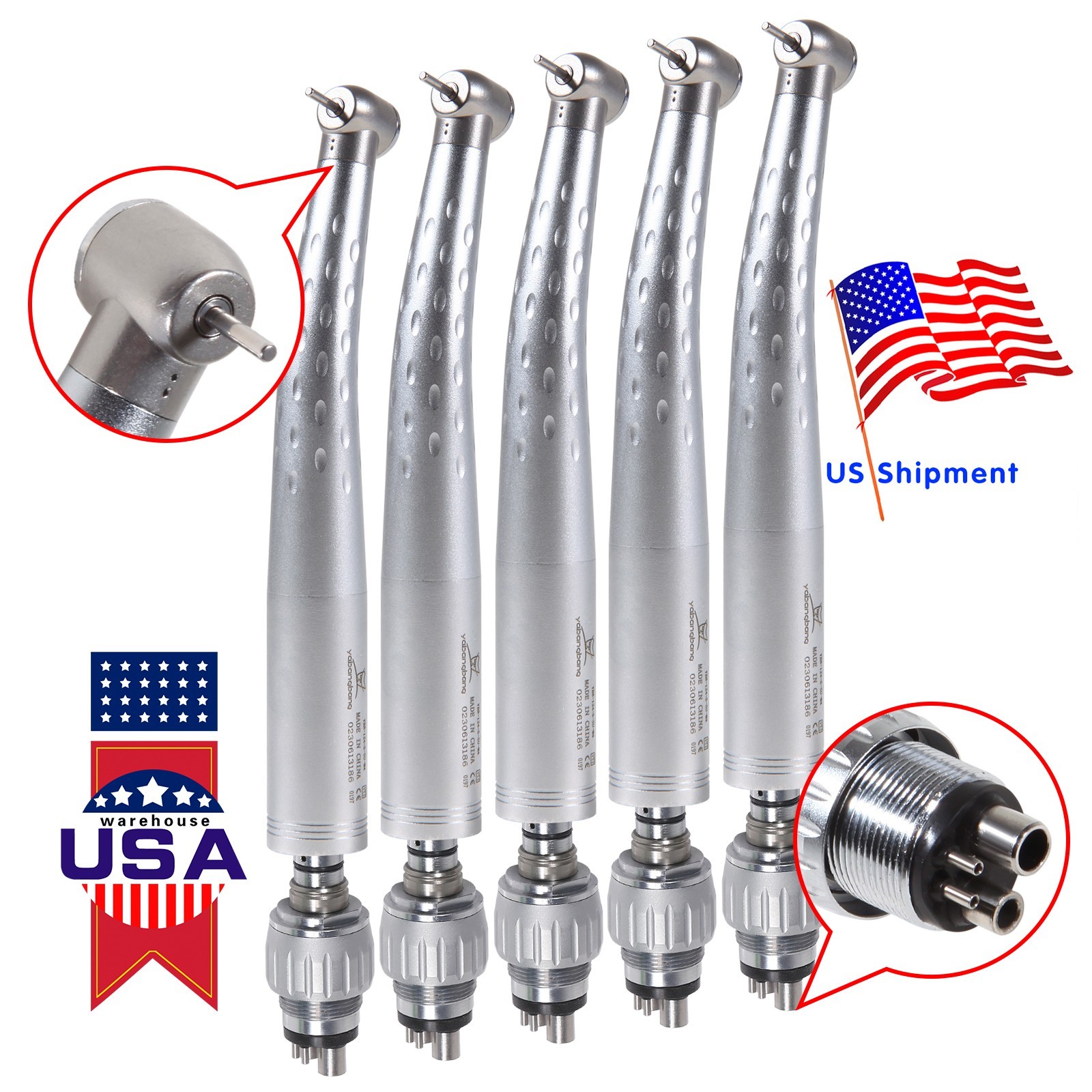 NSK Style Dental Low Slow Speed Handpiece Straight/Contra Angle/ Air Motor 2/4H