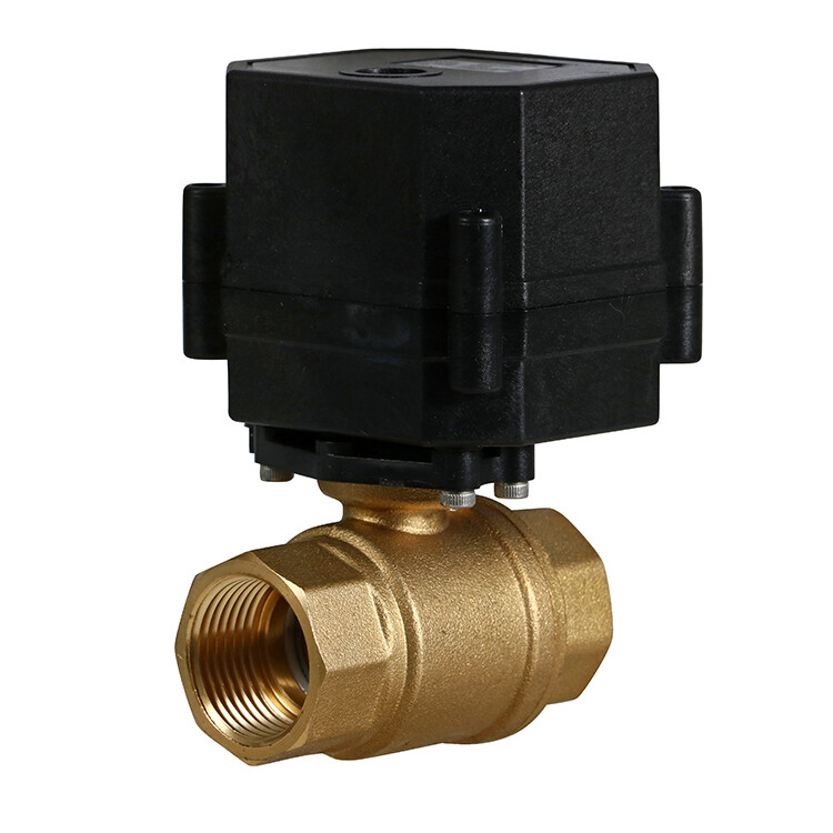 3/4″ 9-24V AC/DC Motorized Electric Ball Valve 9 12 to 24 Volt Slow Close 2 Wire