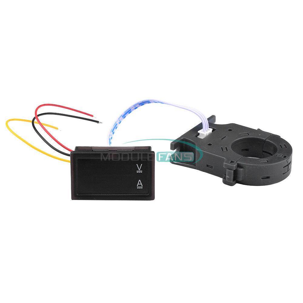 DC0-300V 50/100/200/400A Isolated Current Voltage Meter Hall Ammeter Voltmeter