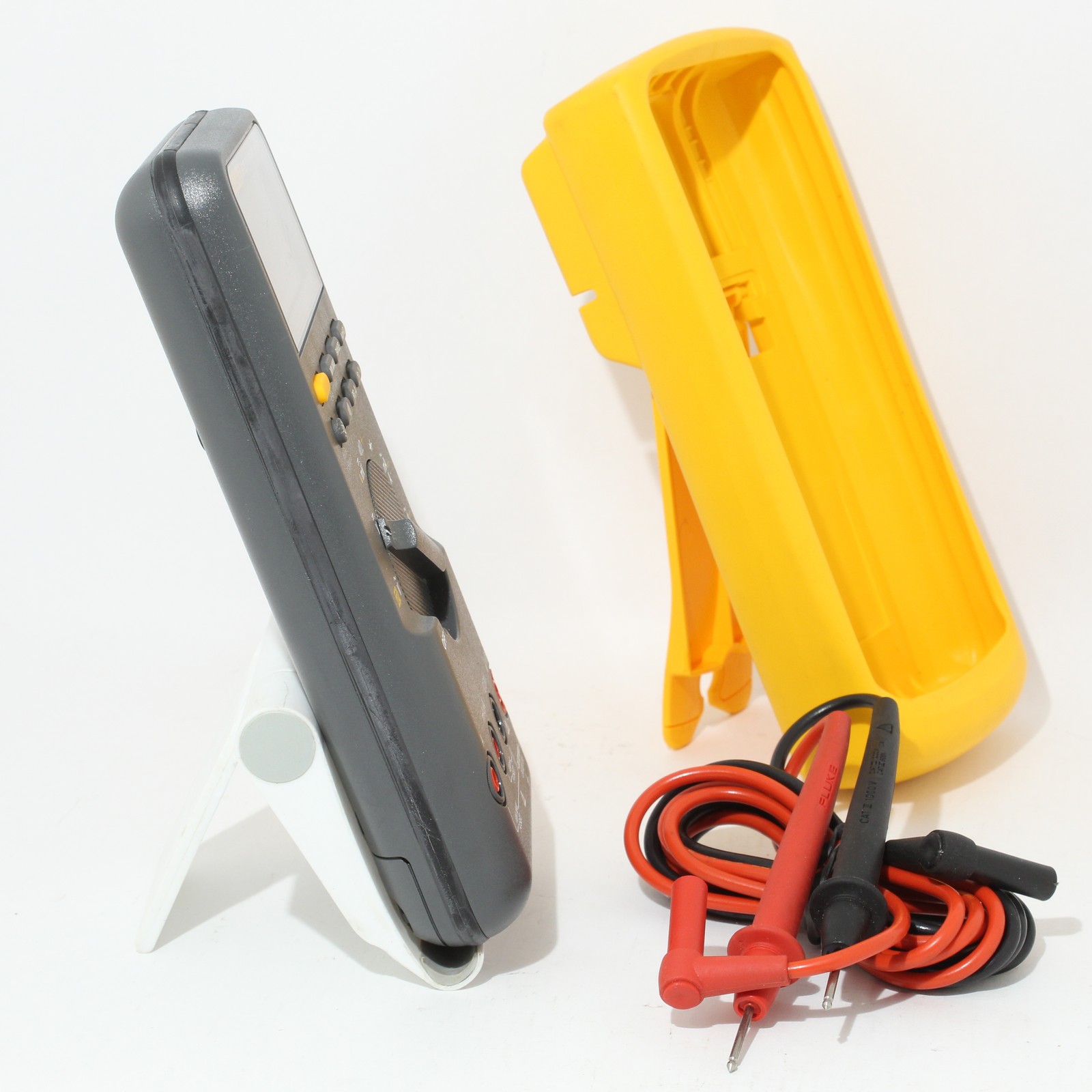 Good Fluke 87-V (87v) True RMS – Digital Handheld Multimeter BUNDLE (TRMS)