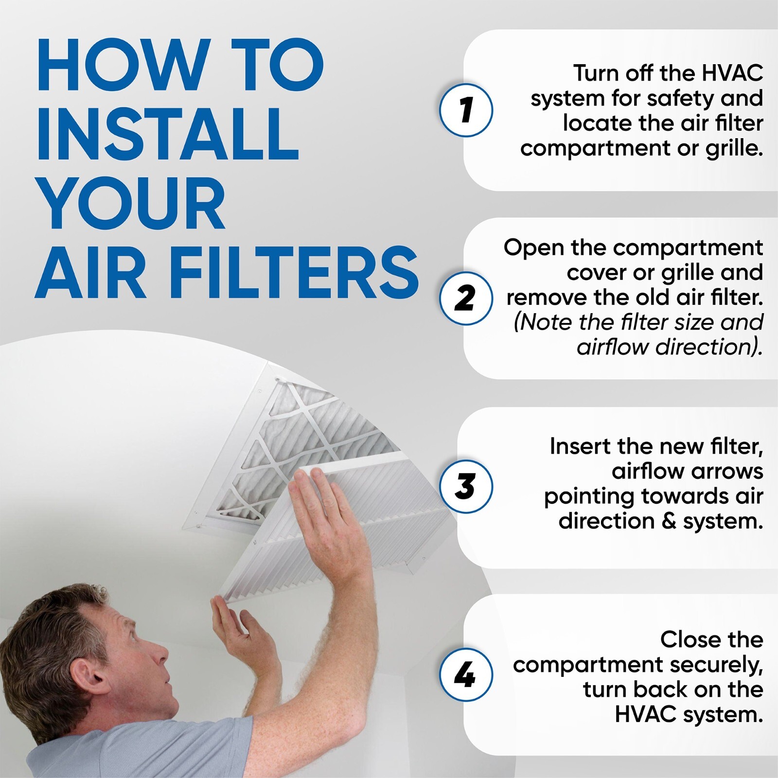 20x20x4 MERV 10 AC Air Filters. 6 PACK. Actual Size: 19-1/2 x 19-1/2 x 3-3/4