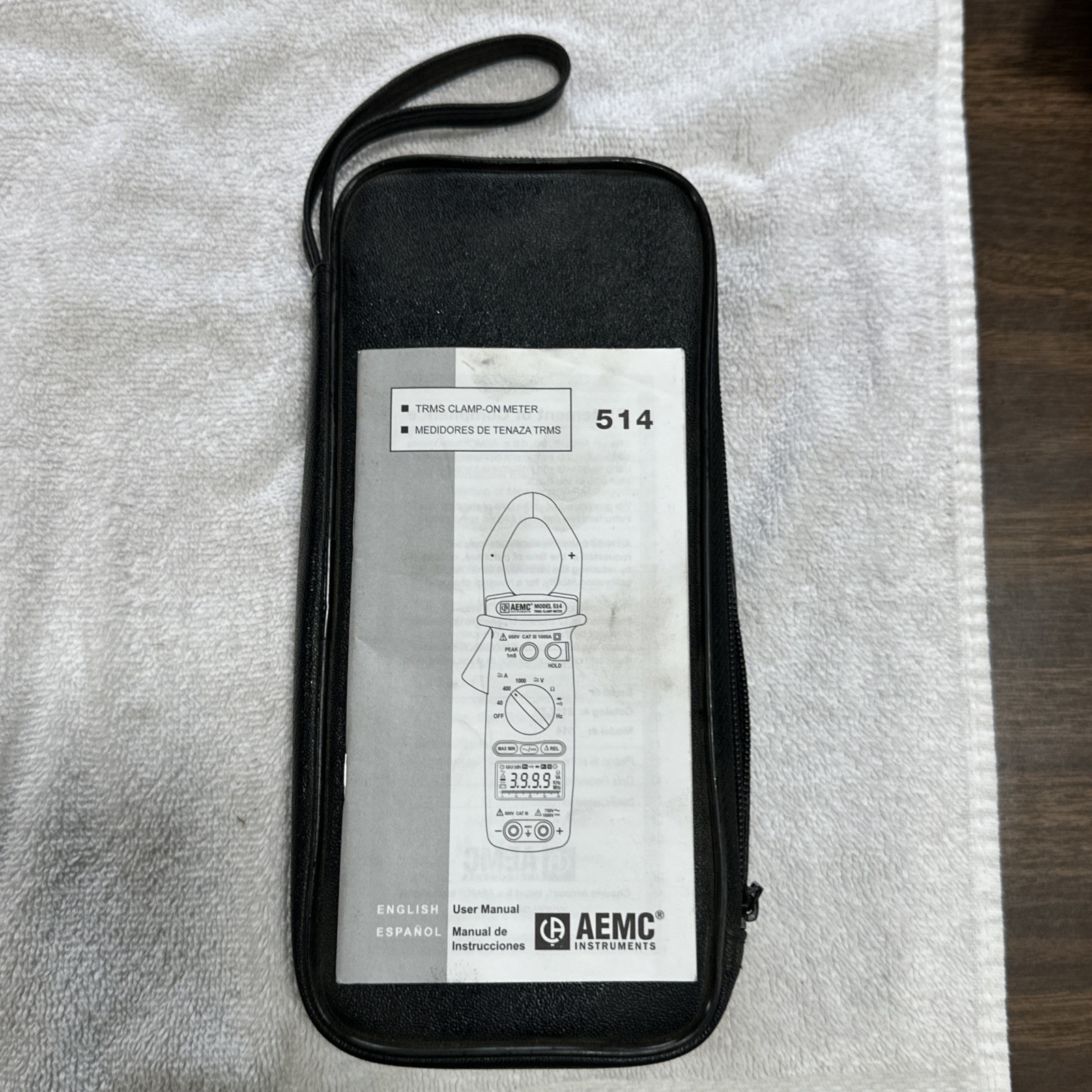 AEMC 514 750V AC 1000V DC 1000A TRMS Clamp Meter with Case