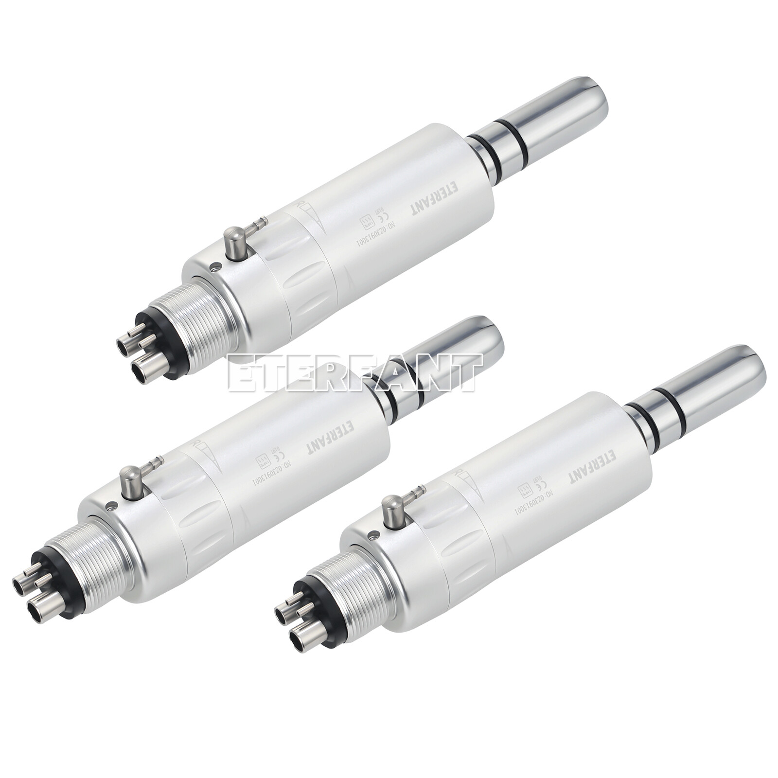 ETERANT Dental 1:1 Slow Low Speed Straight Handpiece/Air Motor Micromotor 4Hole