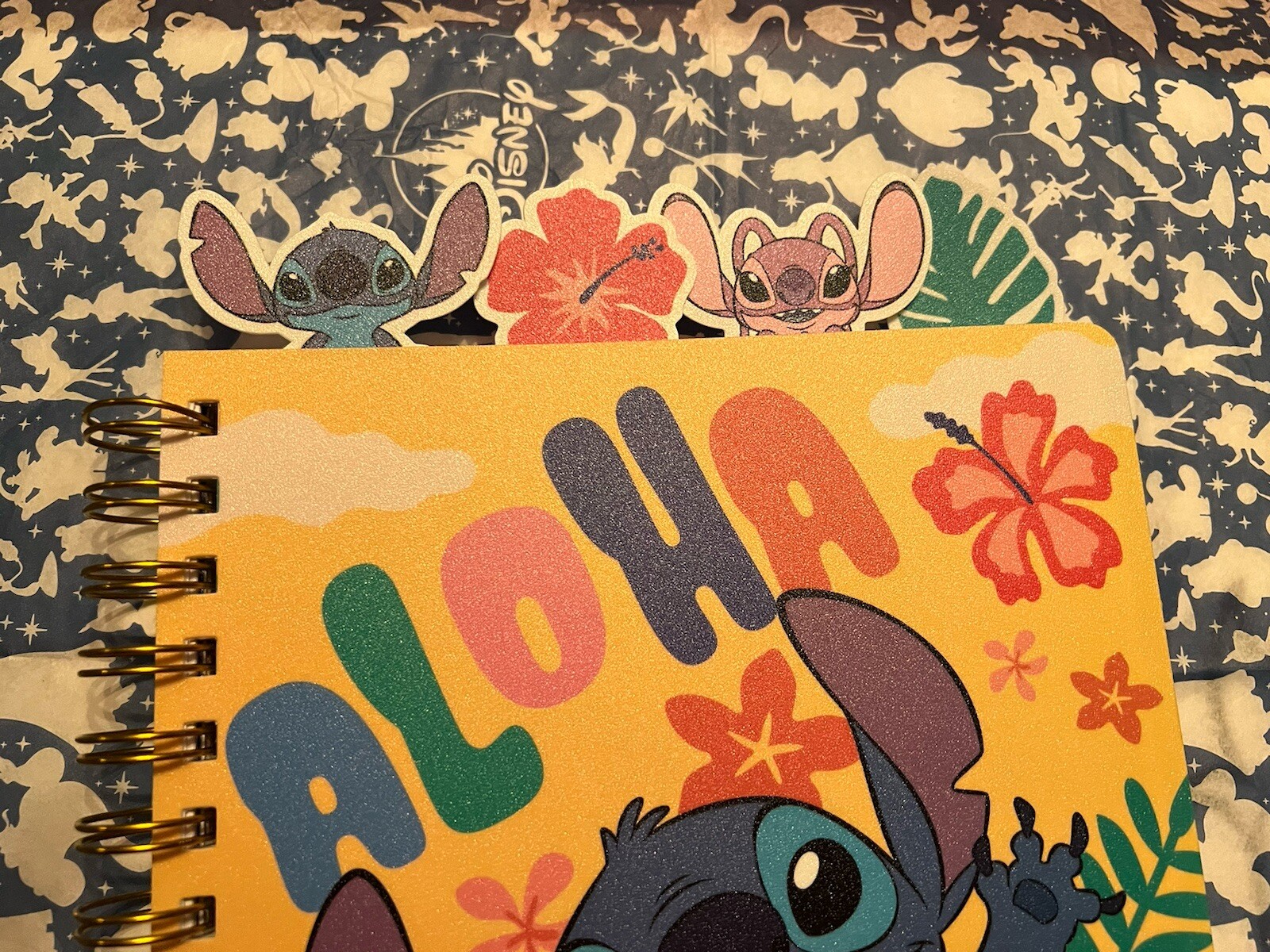 Stitch Journal Soft Plastic Cover with Tabs Aloha 96 Ruled Page