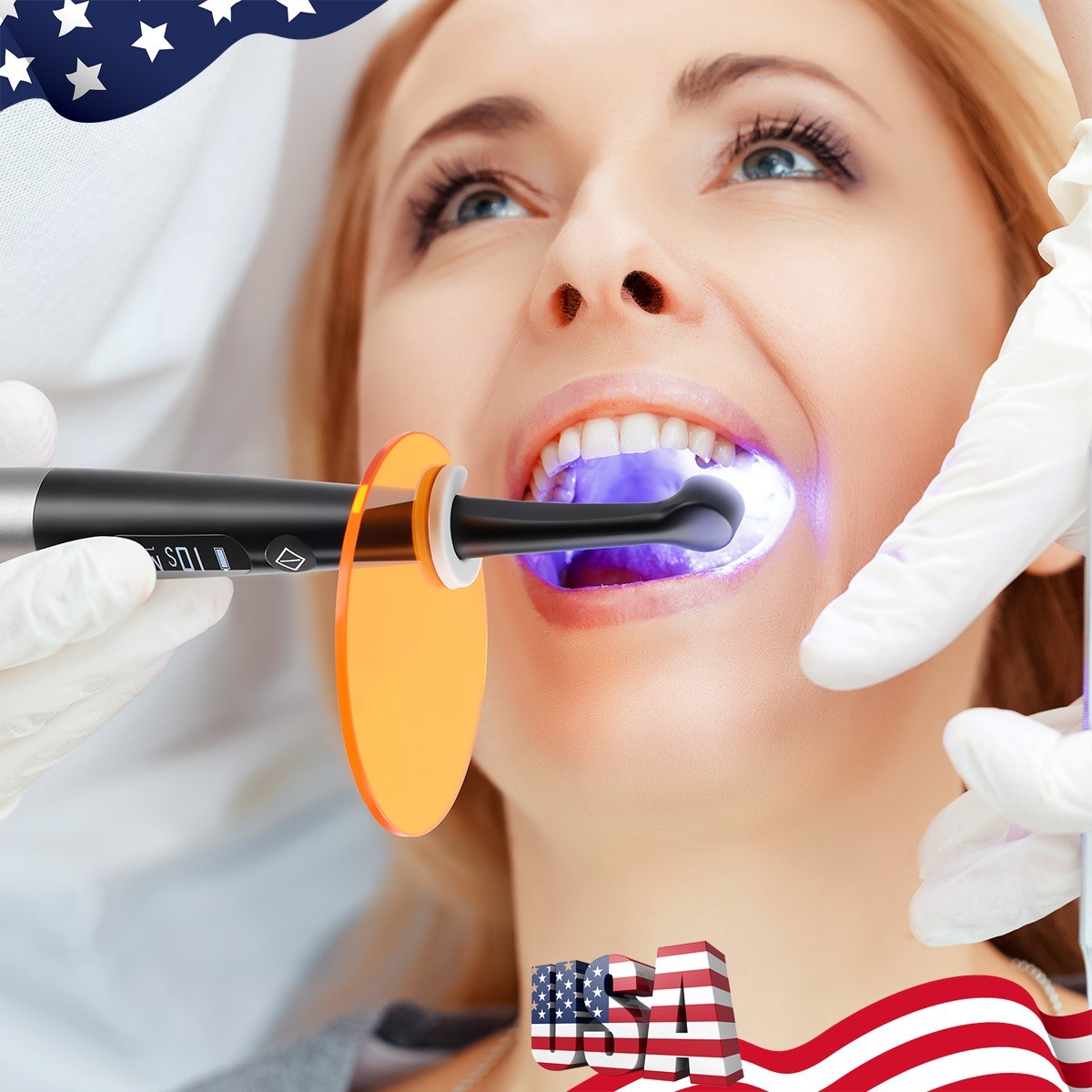 Dental Estilo Inalámbrico LED Luz de Curado Lampara Lamp