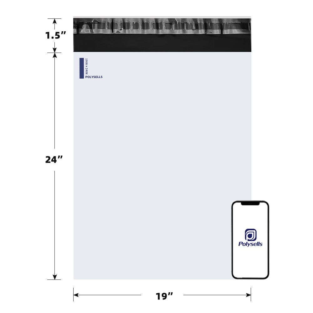 50 19×24 Poly Mailers Envelopes Self Sealing Shipping Mailers Bags POLYSELLS