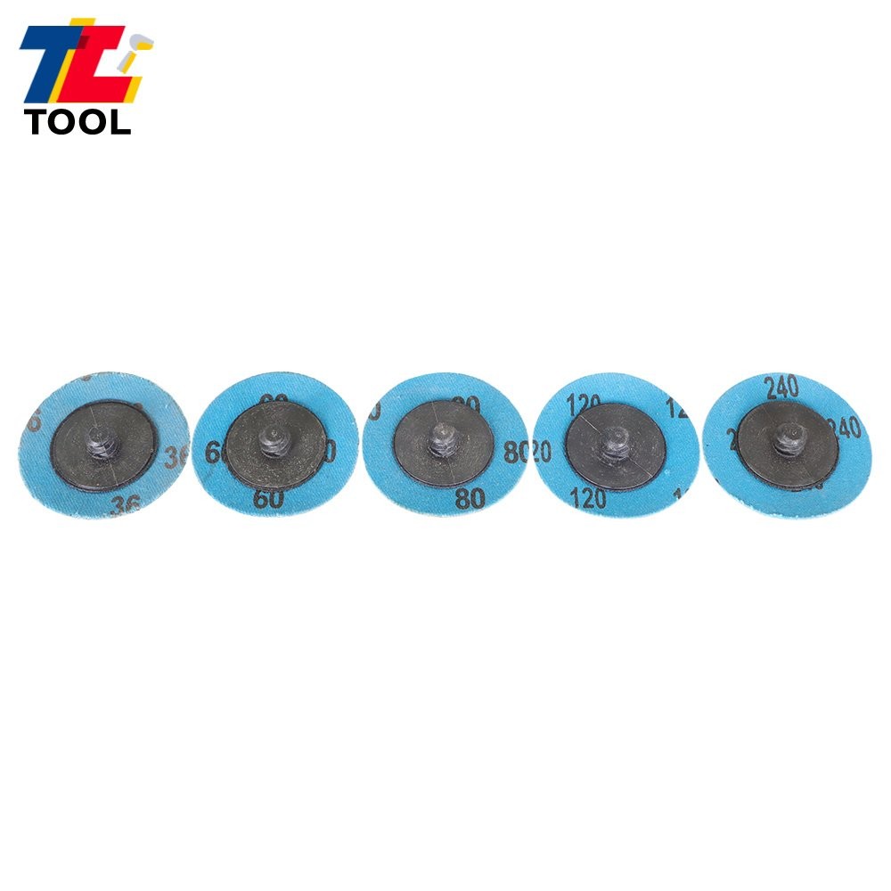 51 x 2″ Roll Lock Die Grinder Change Sanding Disc 36 60 80 120 240 Grit