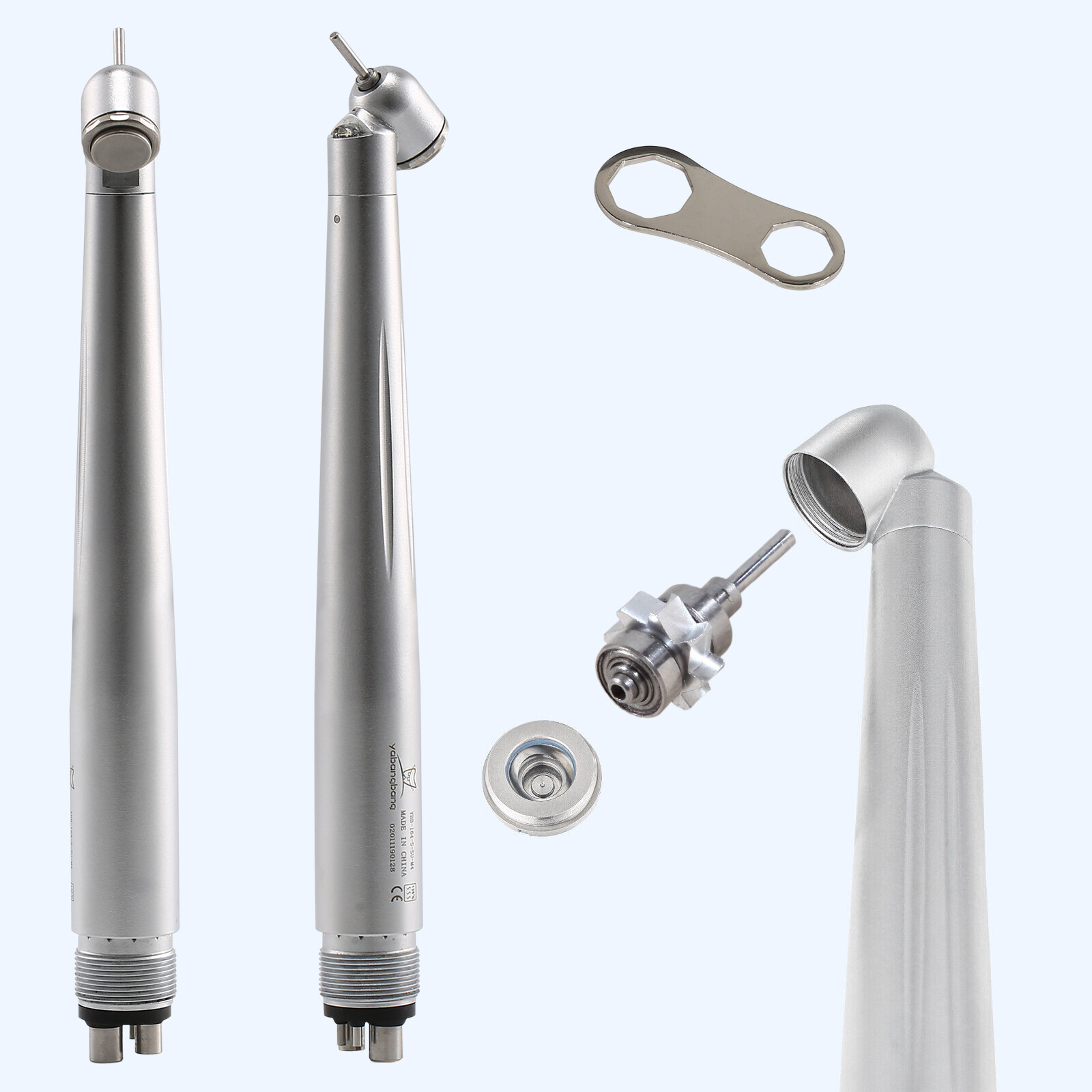 Turbina Dental LED 45 Degree Surgical High Speed Handpiece Push