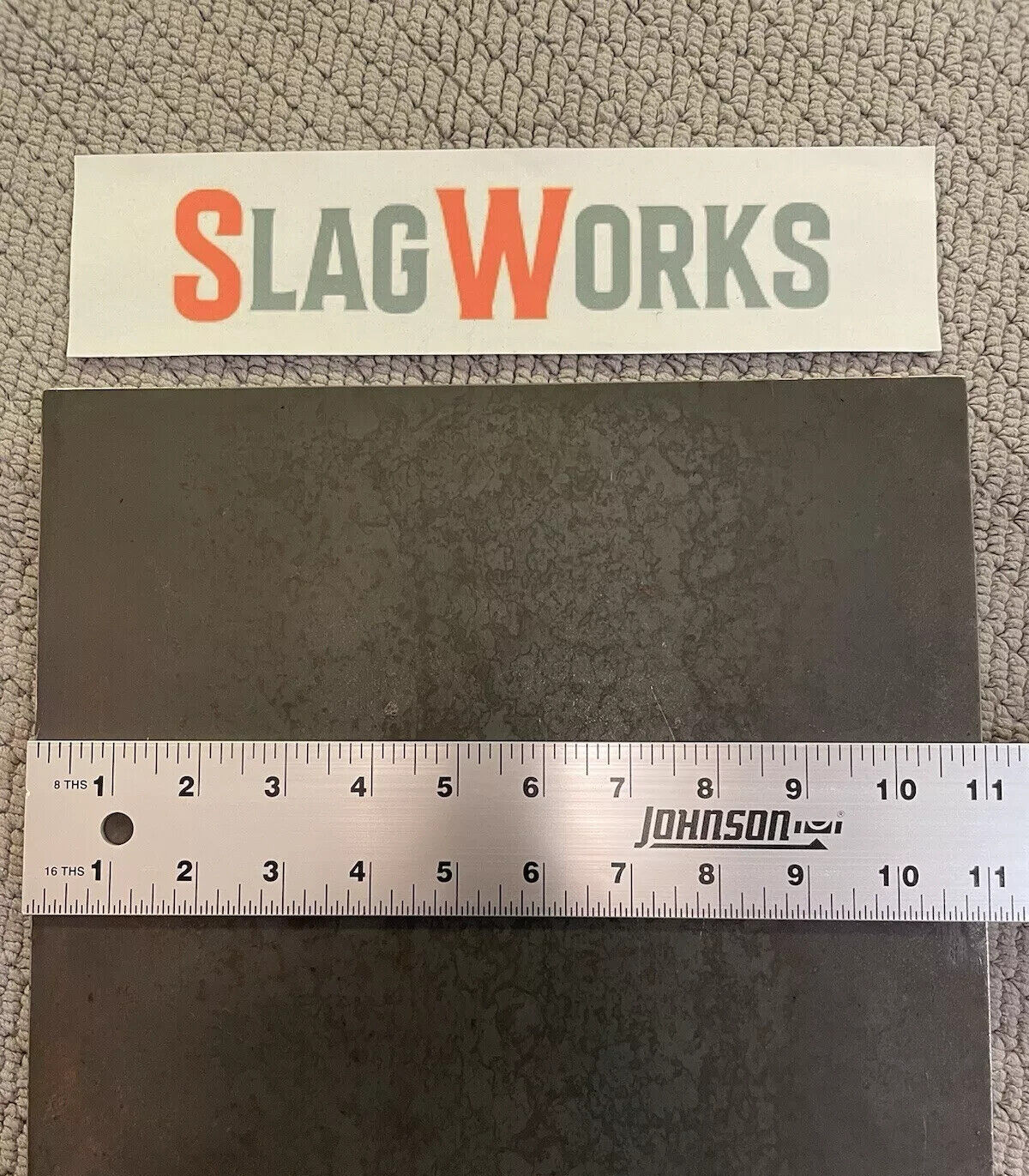 3/8x10x11 inch steel plate 10”x11” A36 Hot Roll Flat .375″ Thick