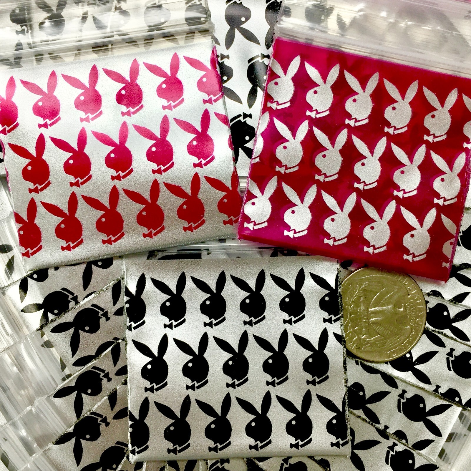 BaggiesSince1987 – 2020 Design Zip Bags Metallic 50 DSN Mix 500PCS, READ DETAILS