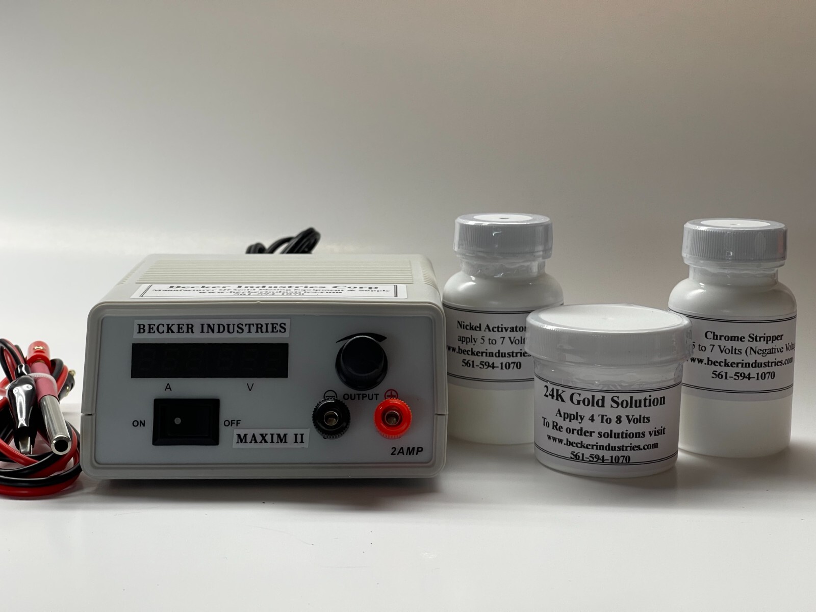 24kt Gold Plating Kit, 24K Electroplating Kit, includes Gold solution
