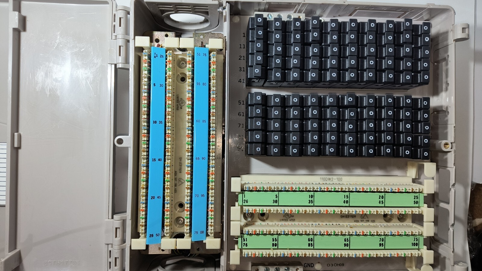 COMMSCOPE INDOOR BEP BUILDING ENTRANCE SURGE PROTECTOR TELCOM 489ACA1-100