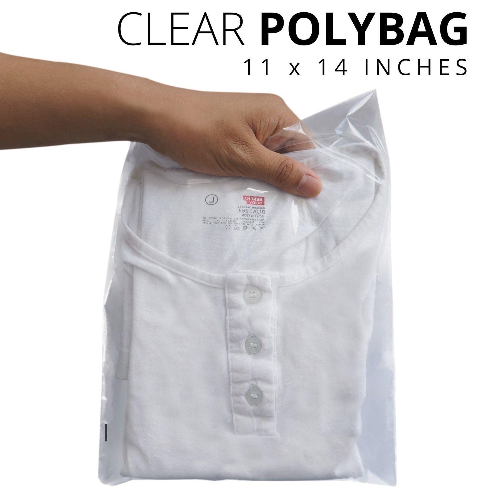 400 Clear Poly Bags Combo Pack with Suffocation Warning – 6×9, 8×10, 9×12, 10×13