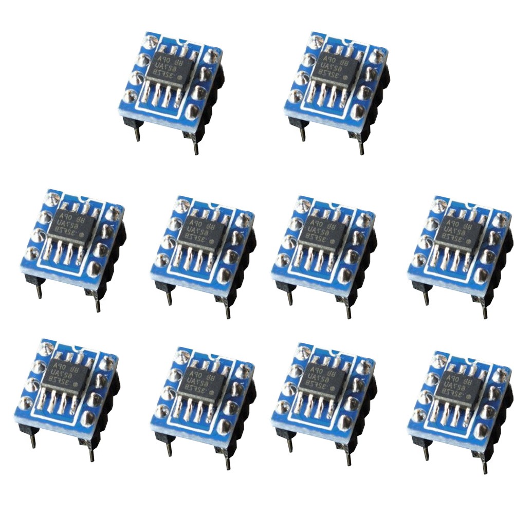 10X Dual to Mono Op module OPA627AU replace NE5532 Philippines Made TOP Board 8P