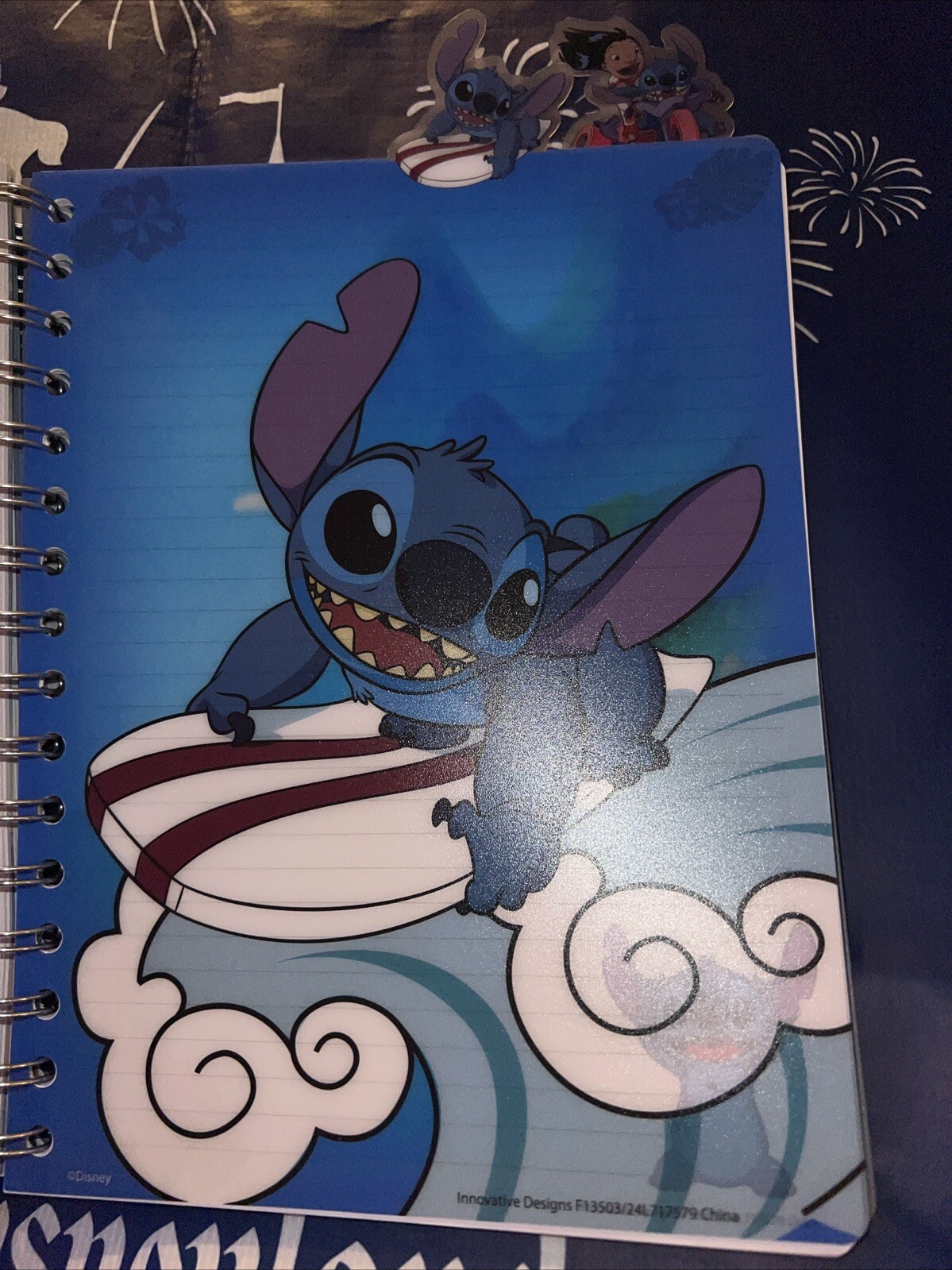 Stitch Journal Soft Plastic Cover with Tabs Aloha 96 Ruled Page