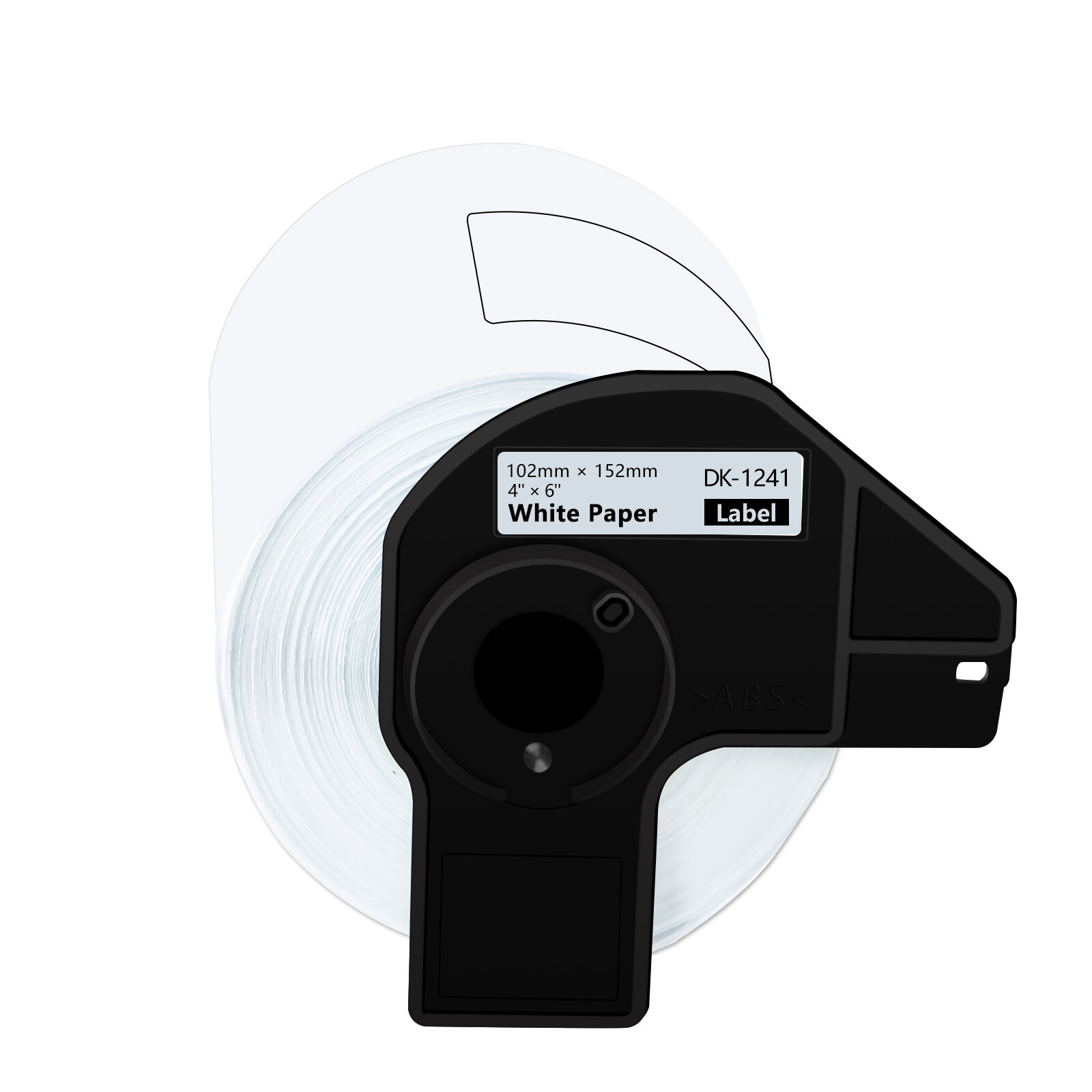 4″ x 6″ DK 1241 Address White Paper 200 Labels P/R For Brother QL-1100 1050N