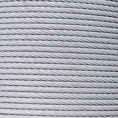 3/8″ Galvanized Aircraft Cable Steel Wire Rope 7×19 (700 Feet)