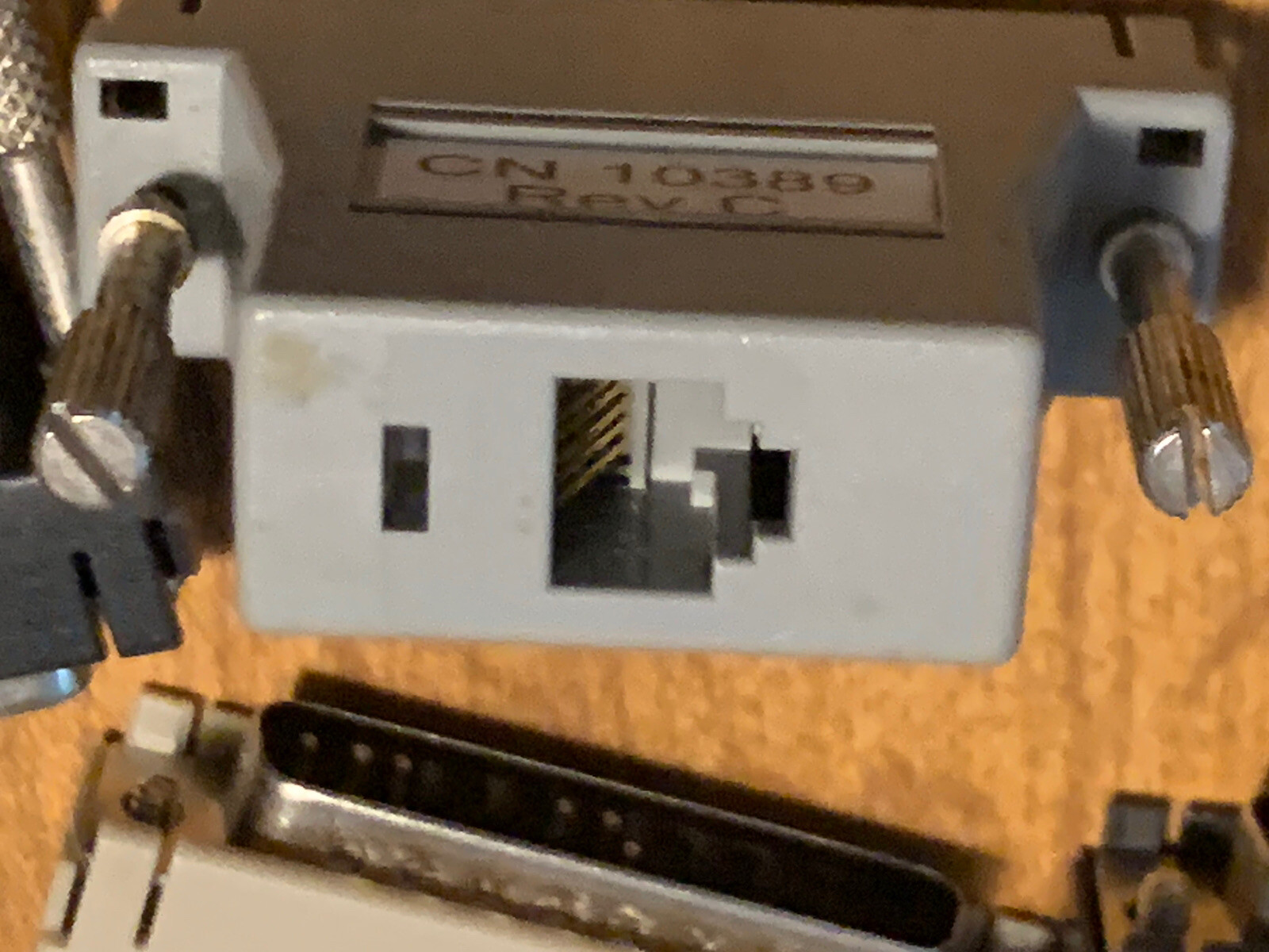 37 Aloha NCR Radiant Epson TM-T88 Serial Adapter CN10328 Rev C RJ45-DB25M