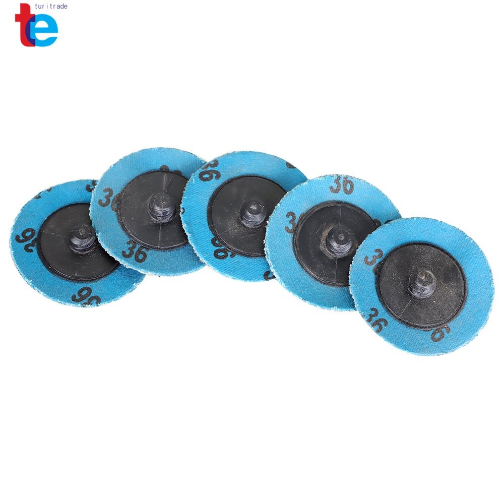 Quick Change Sanding Disc 2″ Roll Lock Die Grinder 36 60 80 120 240 Grit 51 Pack