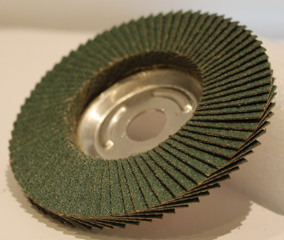 4″ x 5/8″ Flat Sanding Flapper Disc w/ Metal-Back For Grinders 60 80 120 Grit