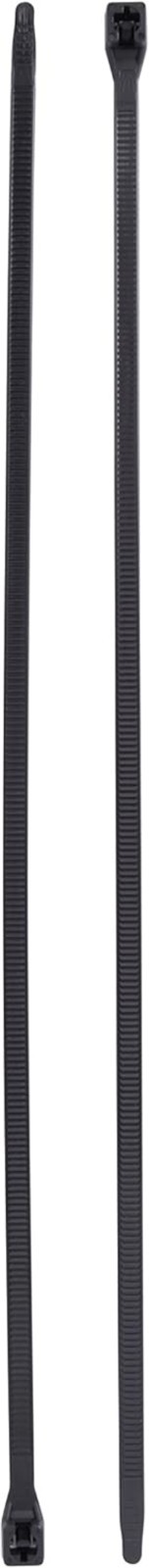 Secure 4 Inch Nylon Cable Ties, UV Resistant, 18 lb, 100 Pack for Organizing