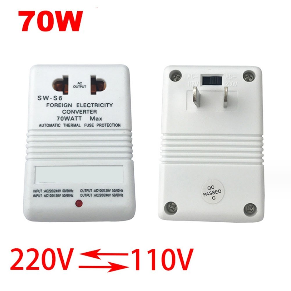 Step up OR Step Down Voltage Converter Transformer 70W 110V to 220V/20V to 110V