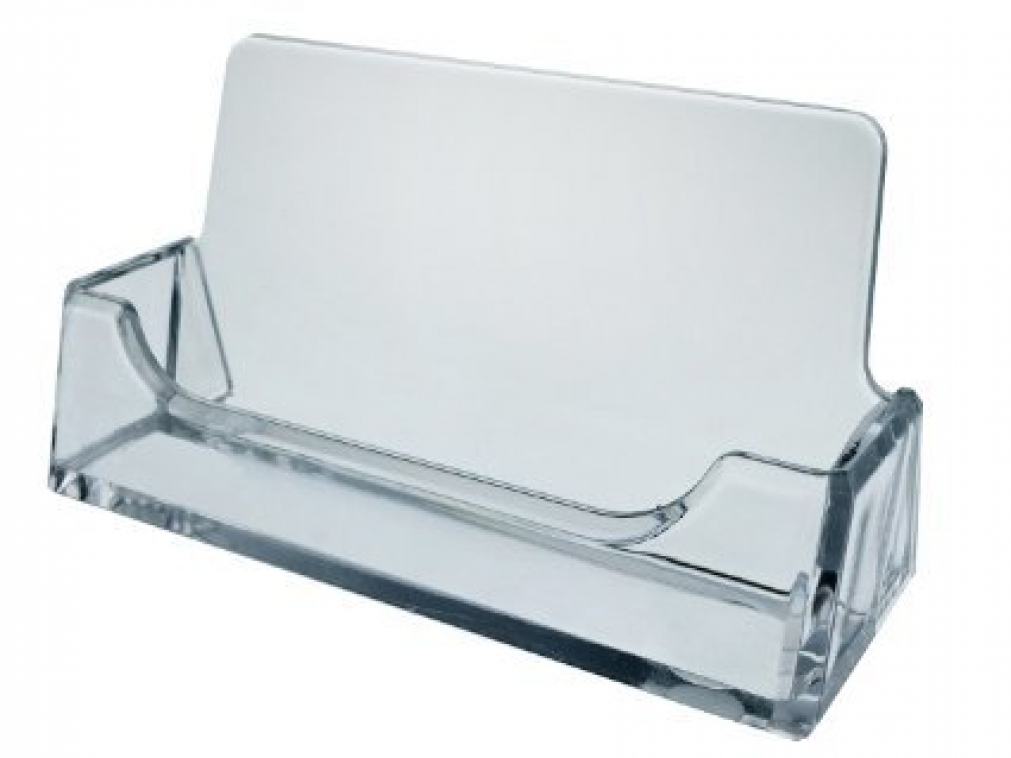 30 Clear Plastic Business Card Holders