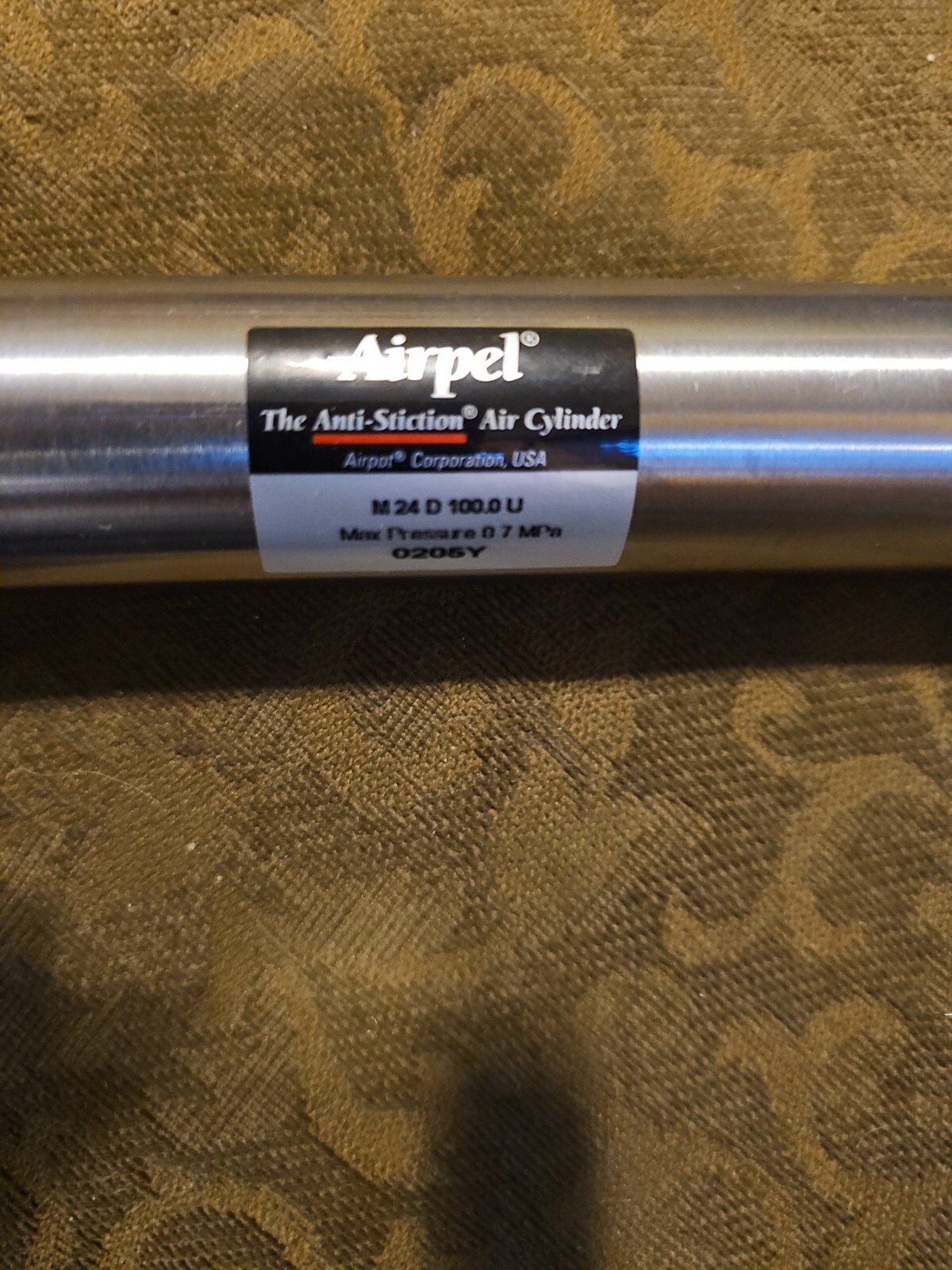 Airpel Pneumatic anti Cylinder Anti-Stiction M 24 D 100.0 U 0205Y Pressure 0.7