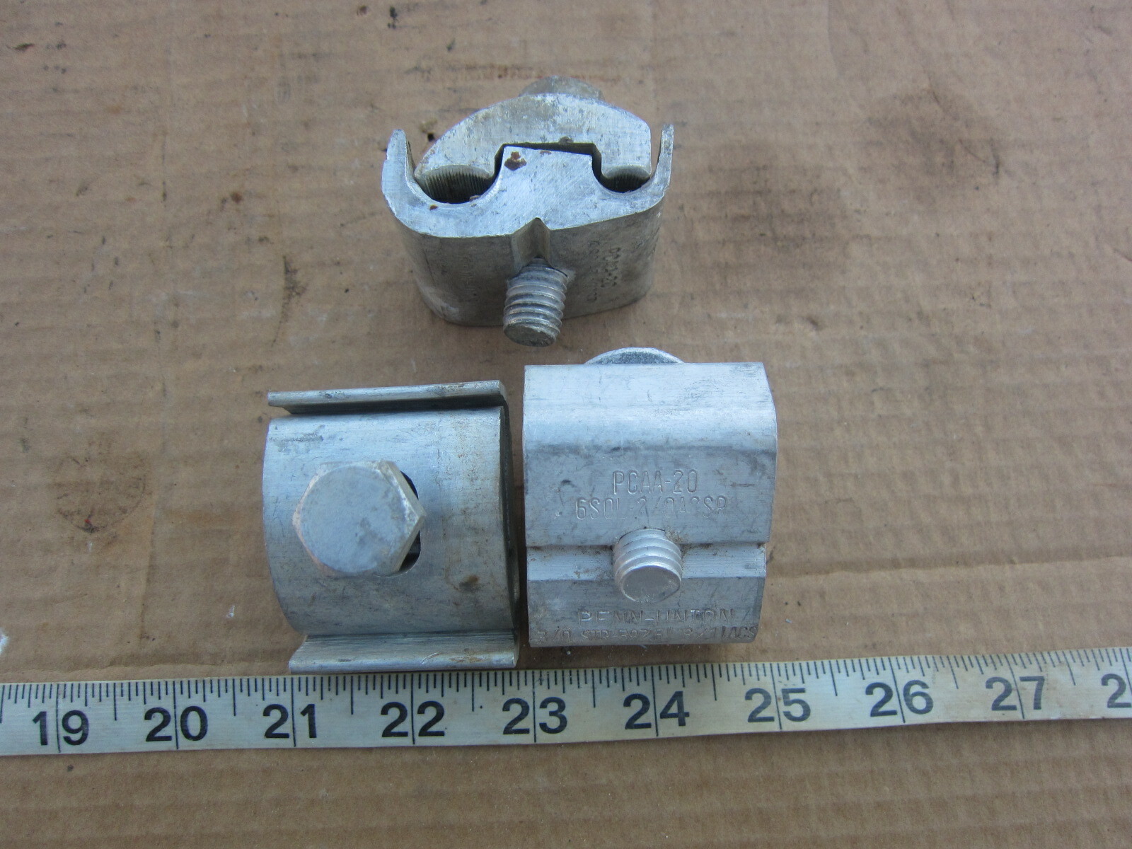 Alcoa 392.6 BKB PAE3921 Penn-Union PCAA-20 3/0 1-Bolt Parallel Groove Clamp