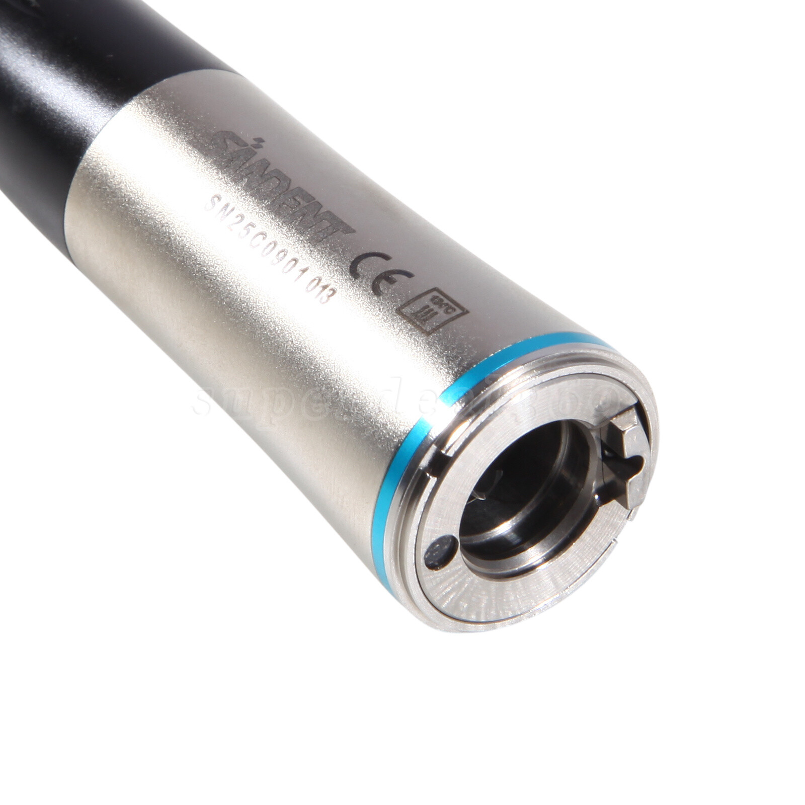 SANDENT Dental 1:1 Fiber Optic Contra Angle Low Speed Handpiece Inner Channel ty