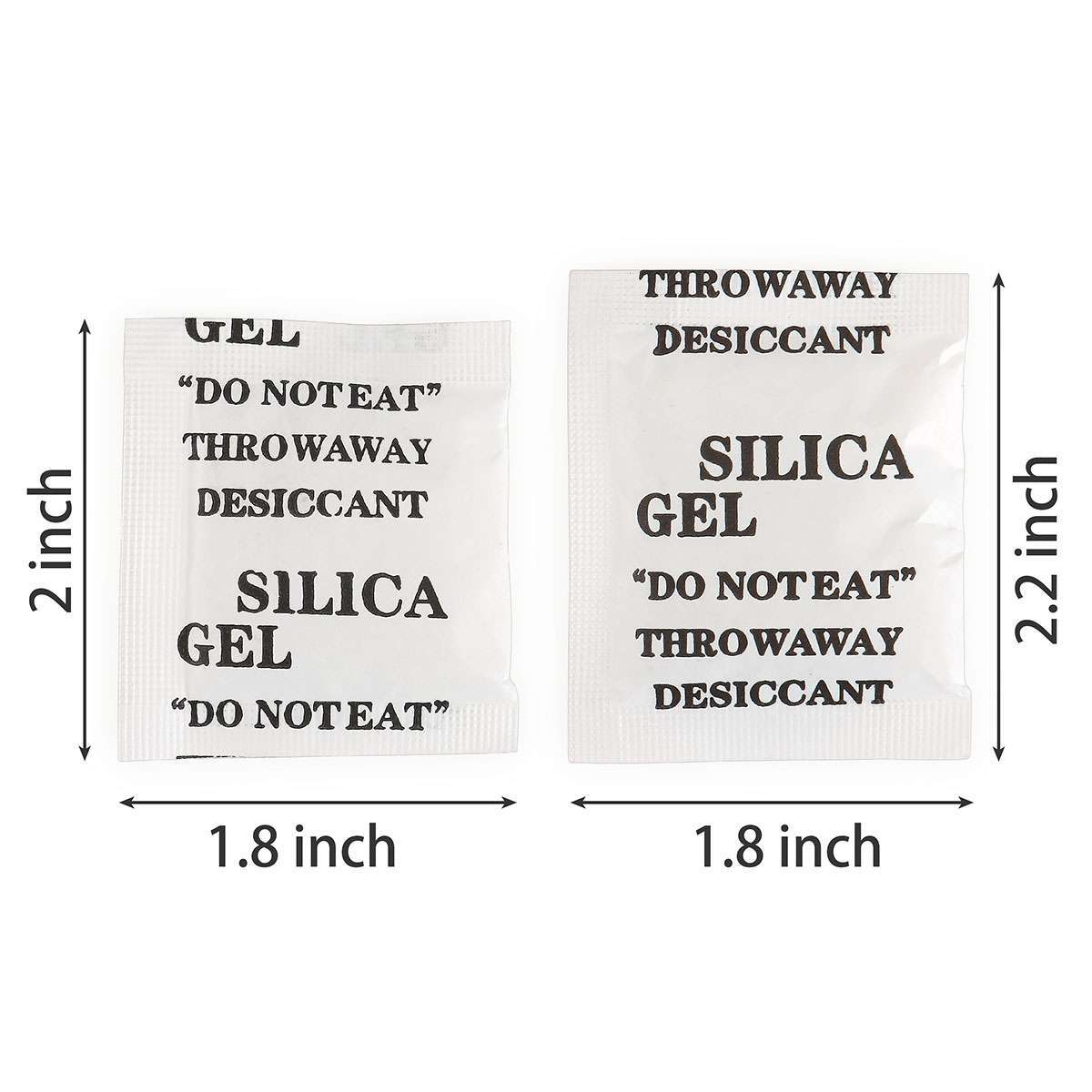 60/100pcs Silica Gel Packets 5g Grams Desiccant Pack Moisture Absorber Reusable