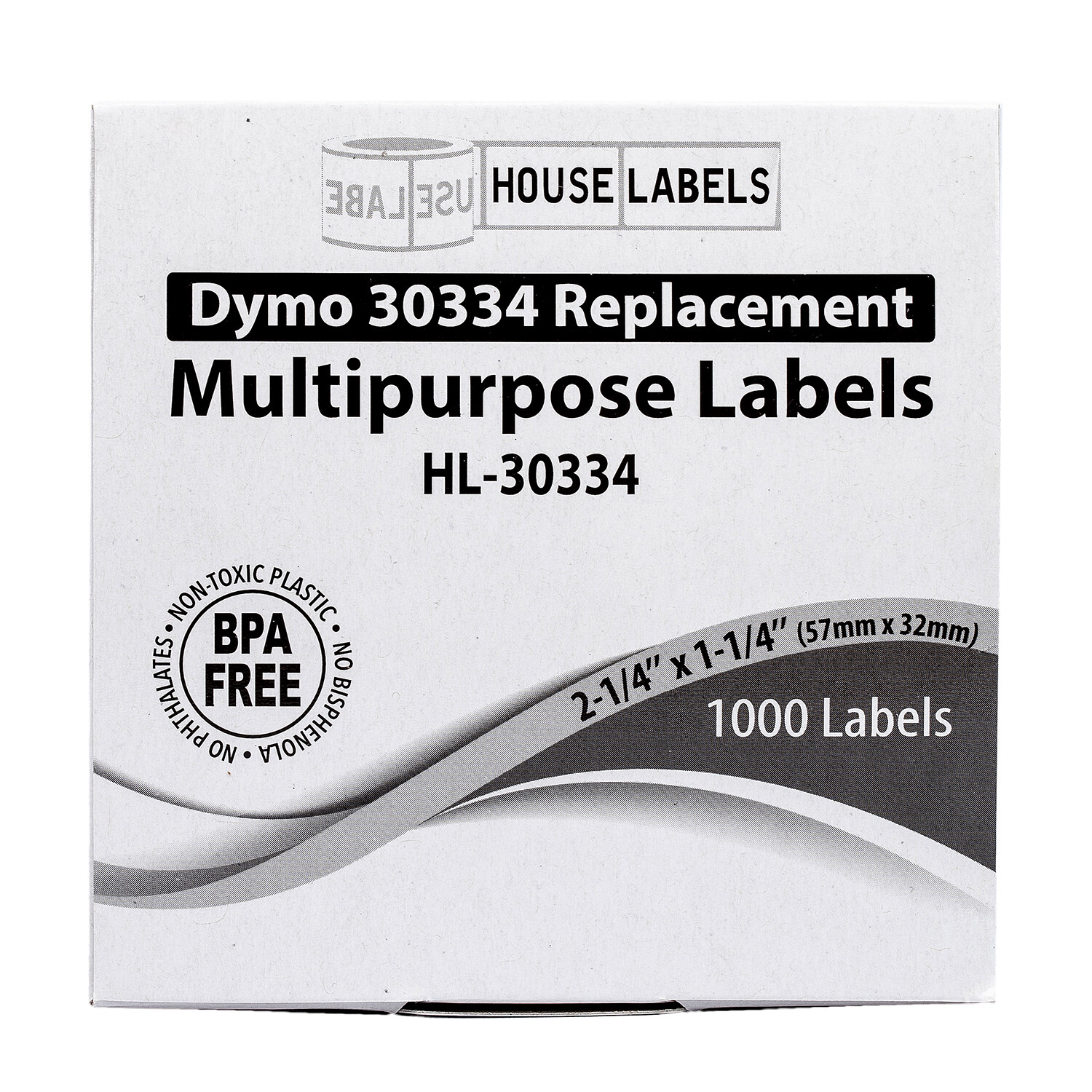 DYMO LW 30334 Medium Multipurpose Labels – (50) Rolls of 1000 – FREE & FAST SHIP