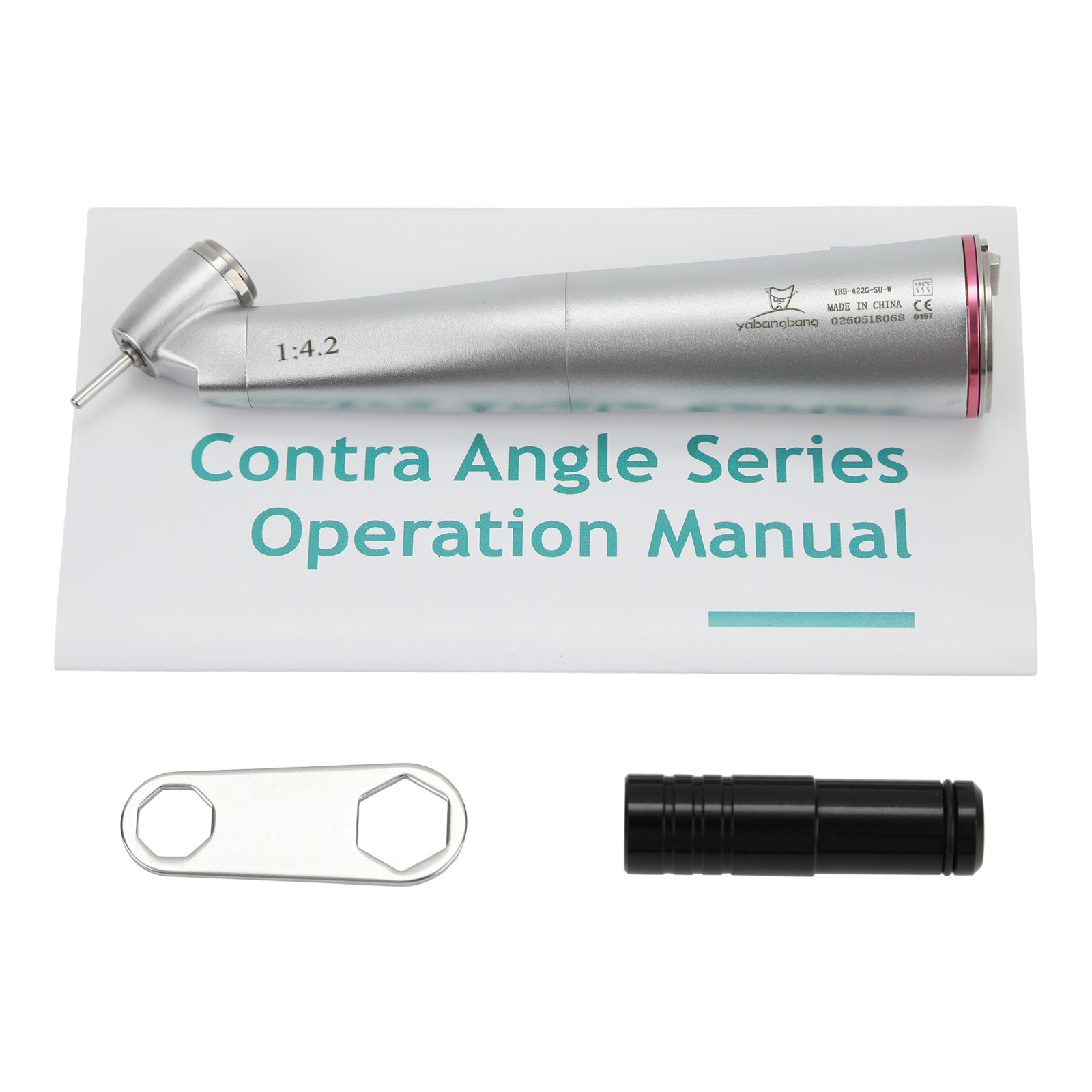 Dental 1:4.2 Increasing 45 Degree LED Contra Angle Surgical Handpiece