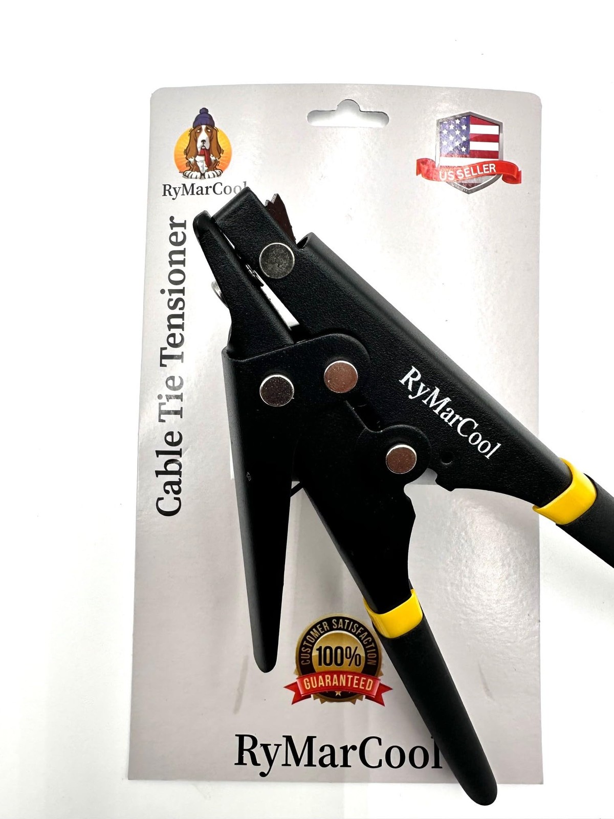 Cable Tie Tensioning Tool Durable Steel, Comfortable Handles, for HVAC and Trade