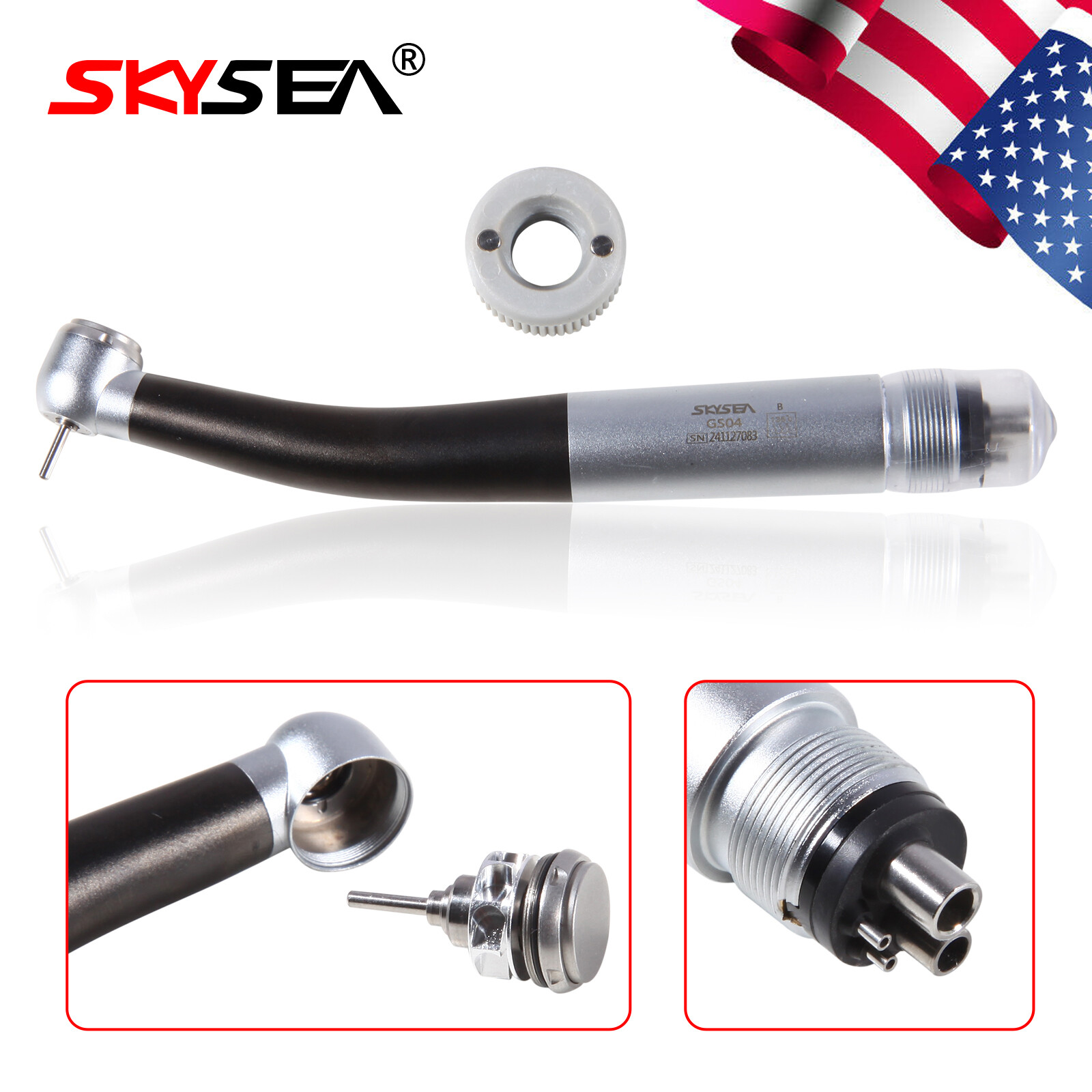 1/5/10 NSK Style Dental High Speed Turbine Handpiece 4H GD4 Quick Coupling/SK500