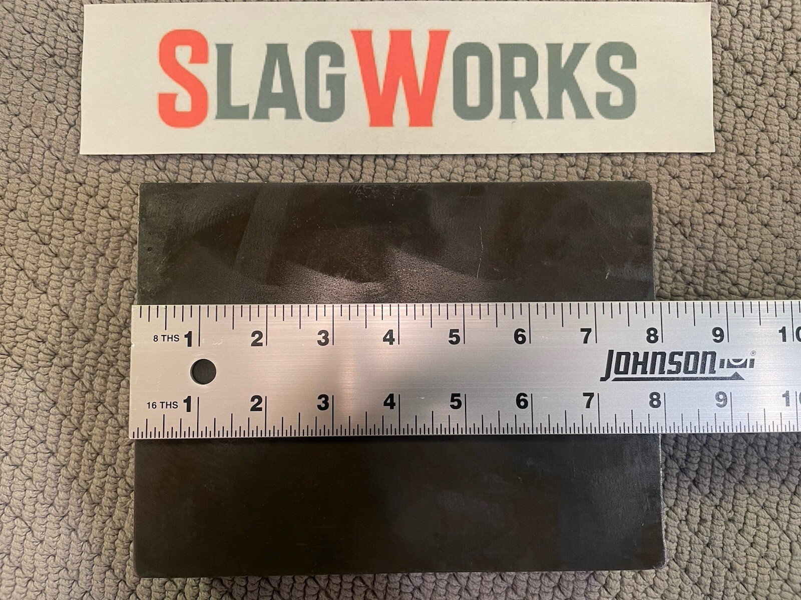 3/8x6x8 inch steel plate 6”x8” A36 Hot Roll Flat .375″ Thick