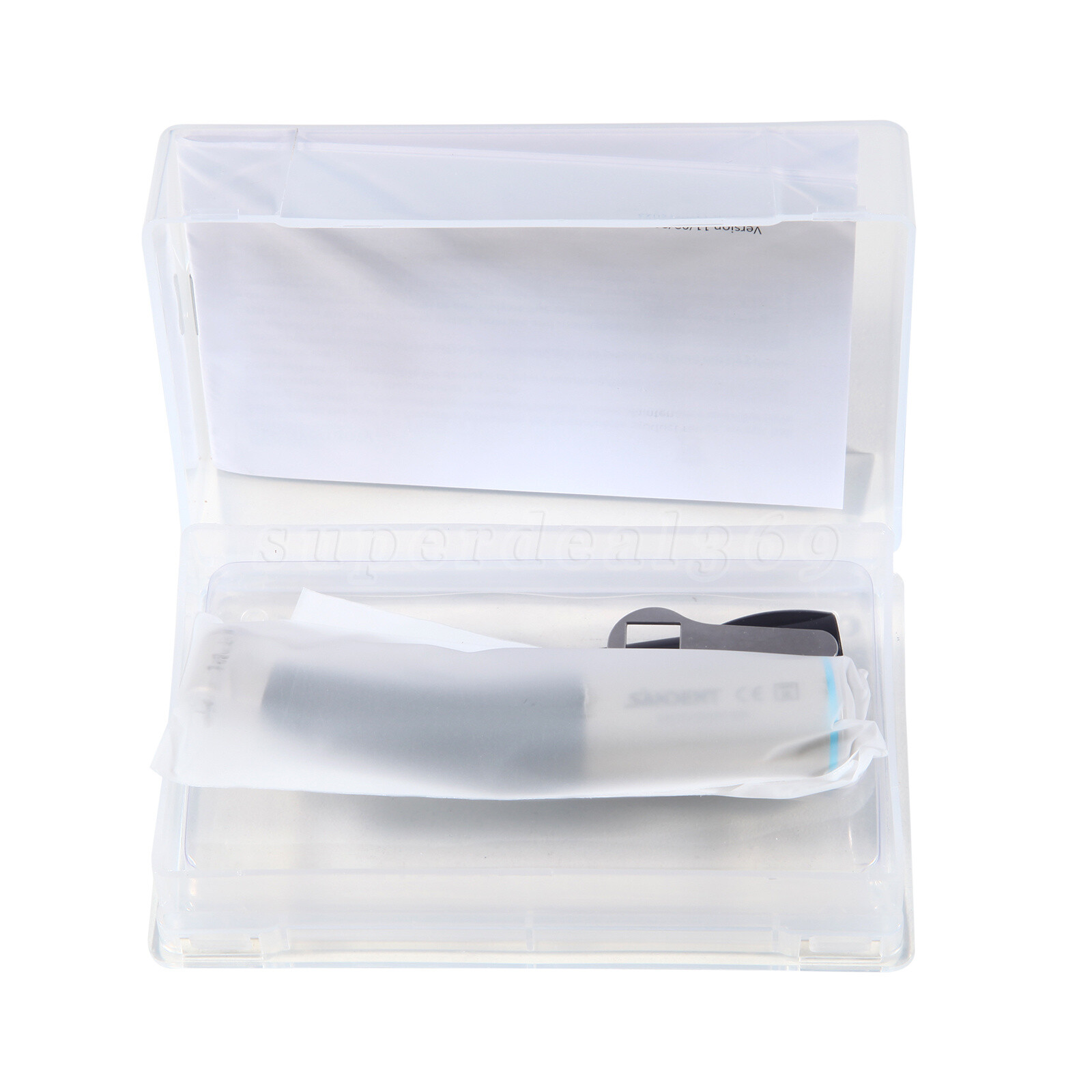SANDENT Dental 1:1 Fiber Optic Contra Angle Low Speed Handpiece Inner Channel ty