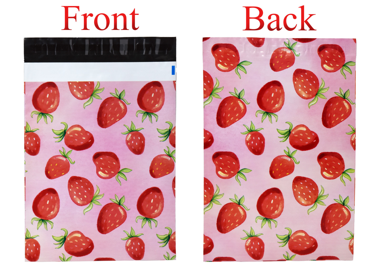 NEW 10×13 Strawberries, Watermelon, Pink PIneapple, Citrus Poly Shipping Mailers