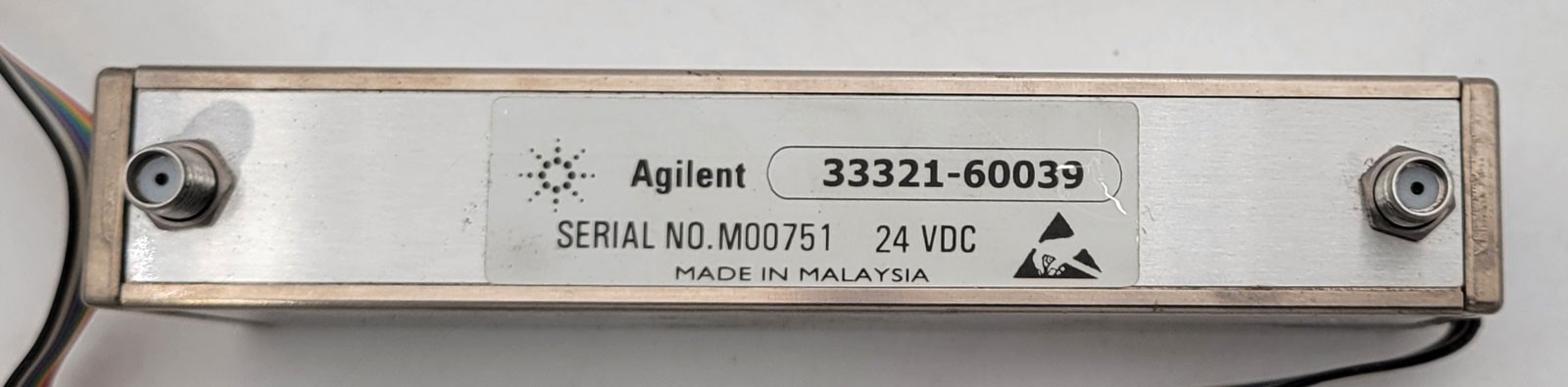 HP Agilent Programable Attenuator 33321-60039 24V RF DC- 22 GHz 70db