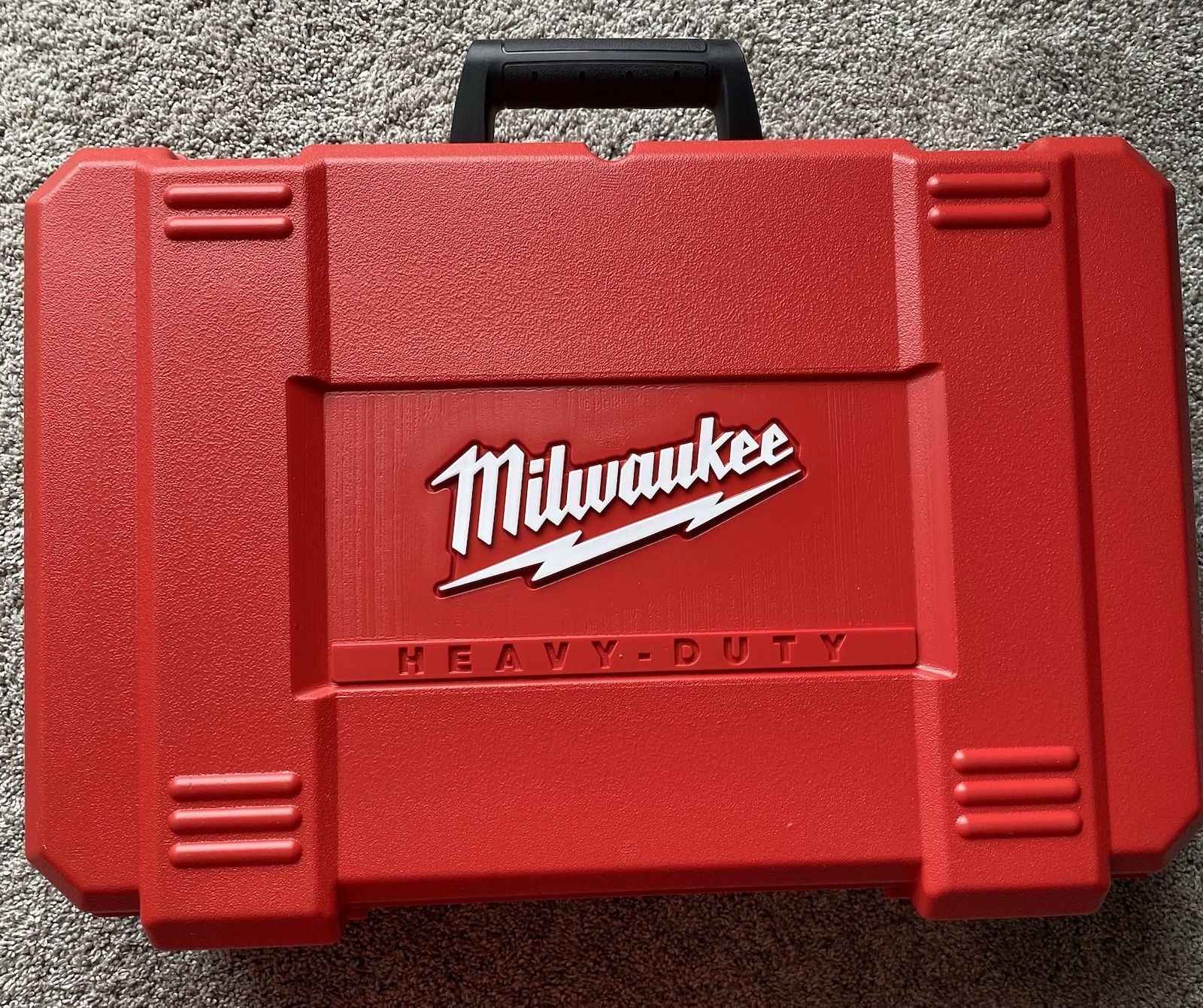 New Milwaukee M12 Force Logic Press Tool Case Only 2473-20 Unused Hard Carry Box